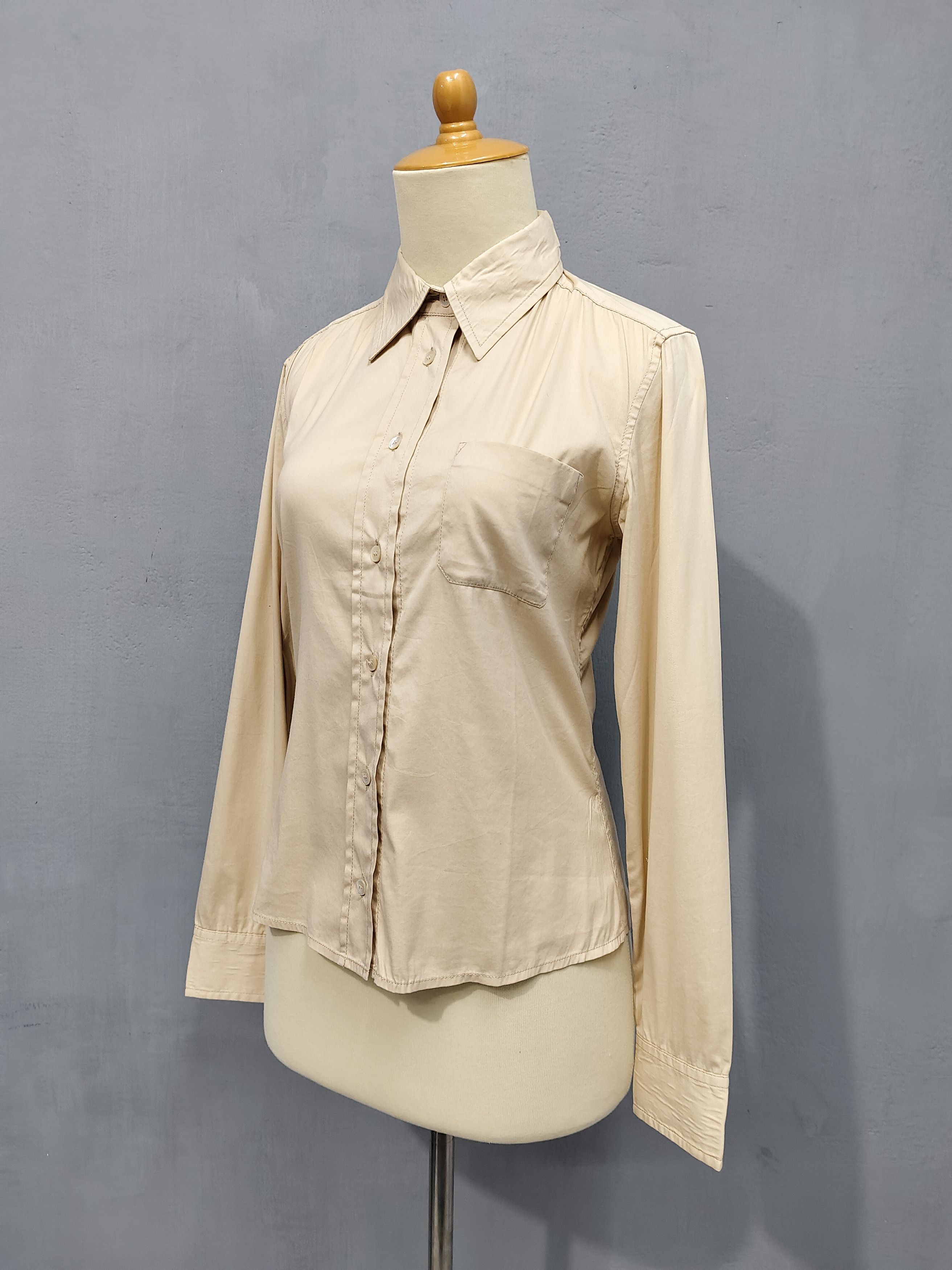 Prada Prada 🇮🇹 Blend Material Shirt Size M / US 6-8 / IT 42-44 - 3 Thumbnail