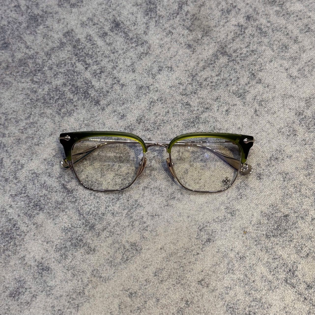 Chrome Hearts CHROME HEARTS SLUNTRADICTION Matte Dark Olive/Gold Plated Size ONE SIZE - 8 Thumbnail