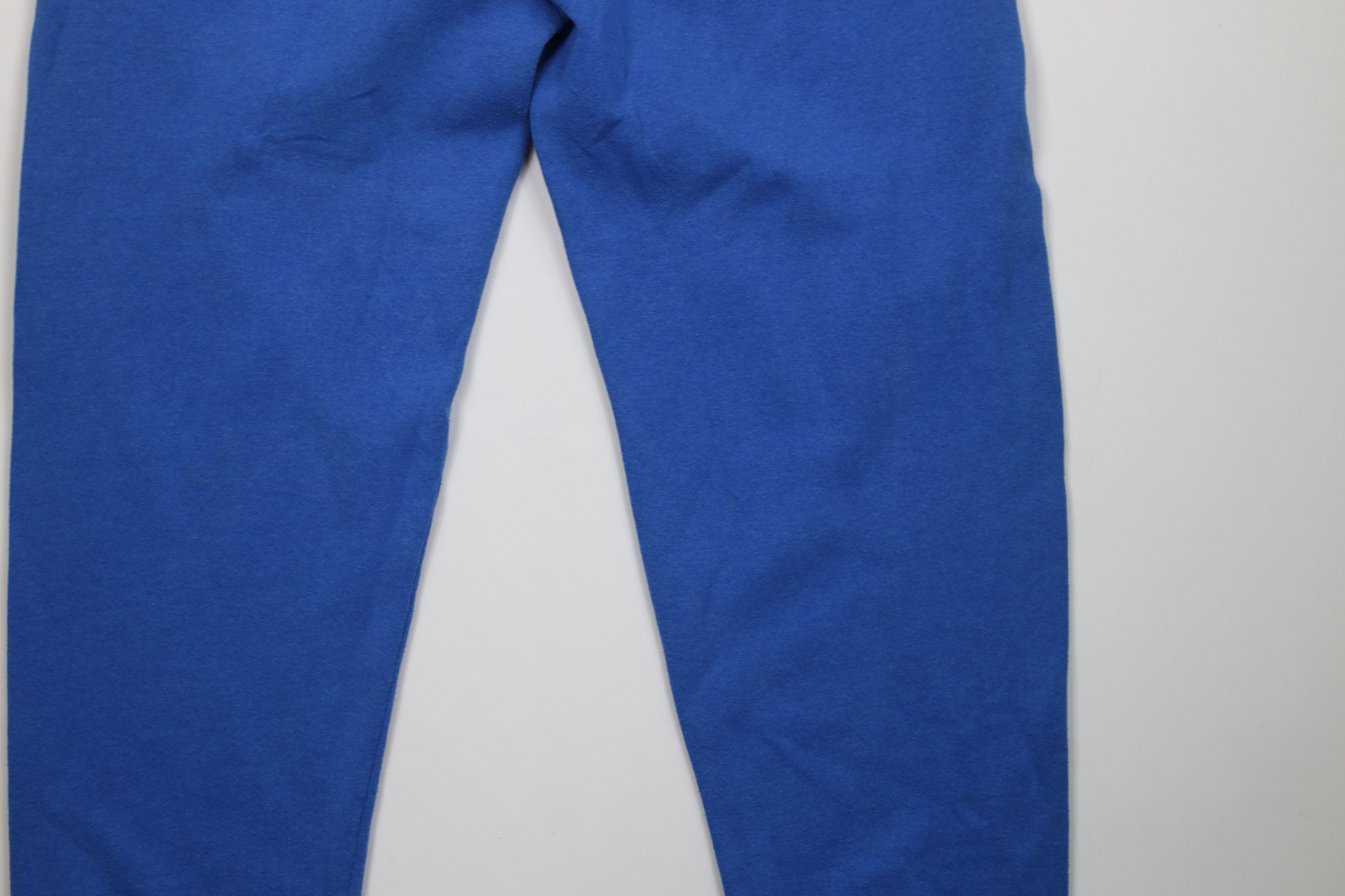 Vintage Vintage 90s Streetwear Sweatpants Joggers Royal Blue USA Size US 38 / EU 54 - 13 Thumbnail
