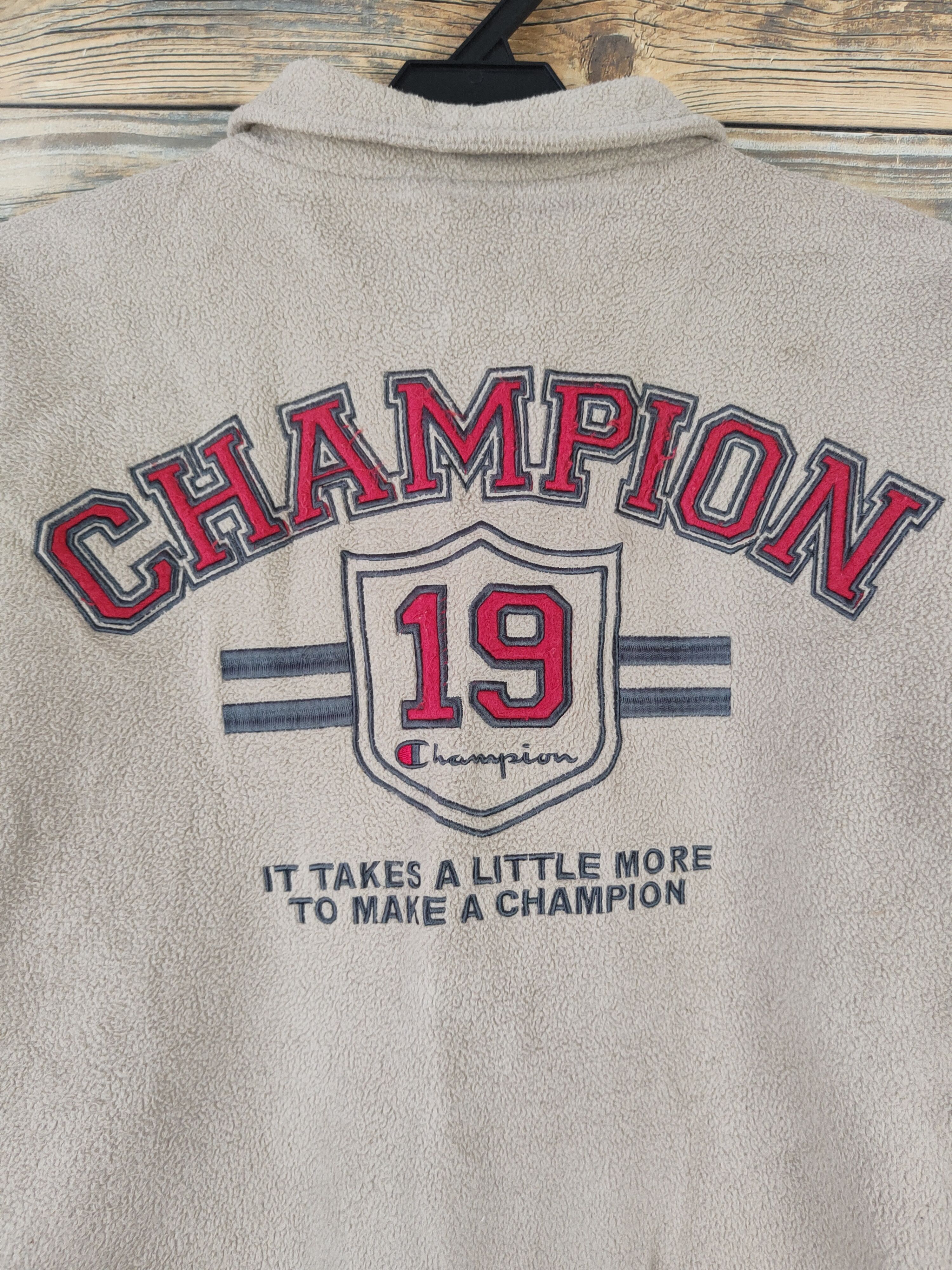 Champion × Vintage DL Champion Light Brown Wool Sweaters #553 Size US M / EU 48-50 / 2 - 9 Thumbnail