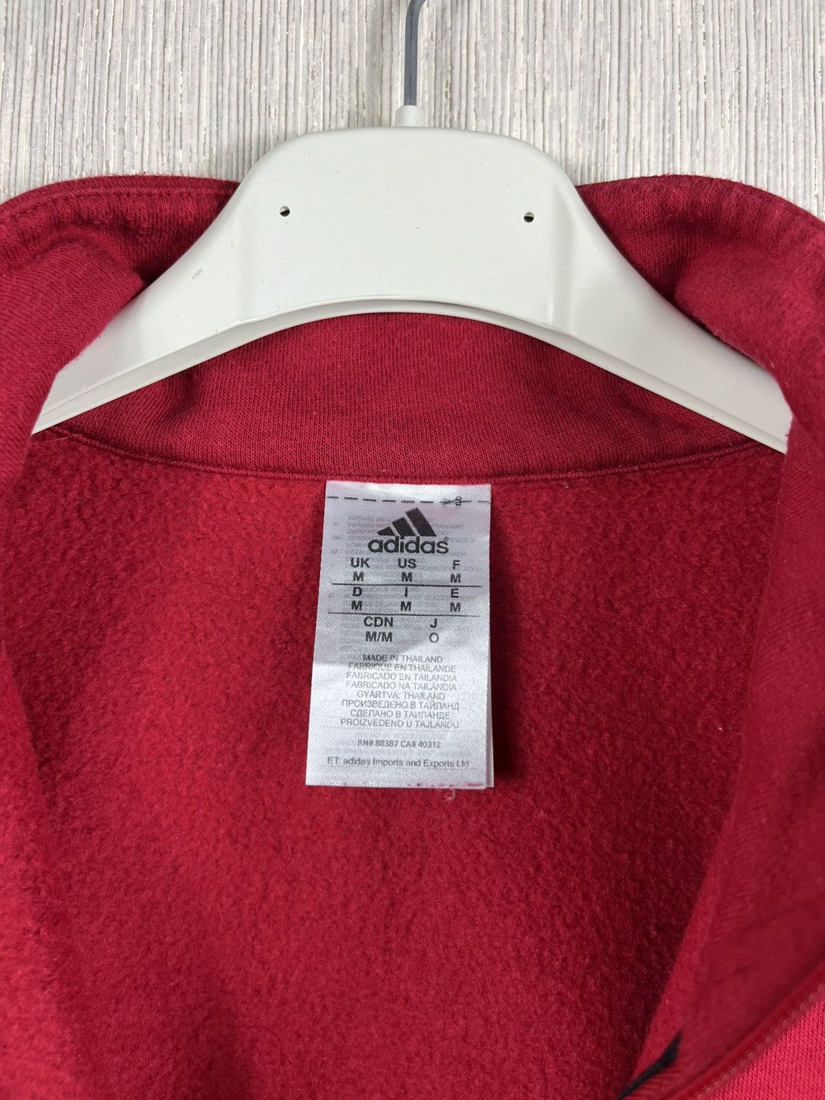 Adidas Vintage Sample Adidas Miami Heat track y2k zip hoodie bloke Size US M / EU 48-50 / 2 - 14 Thumbnail