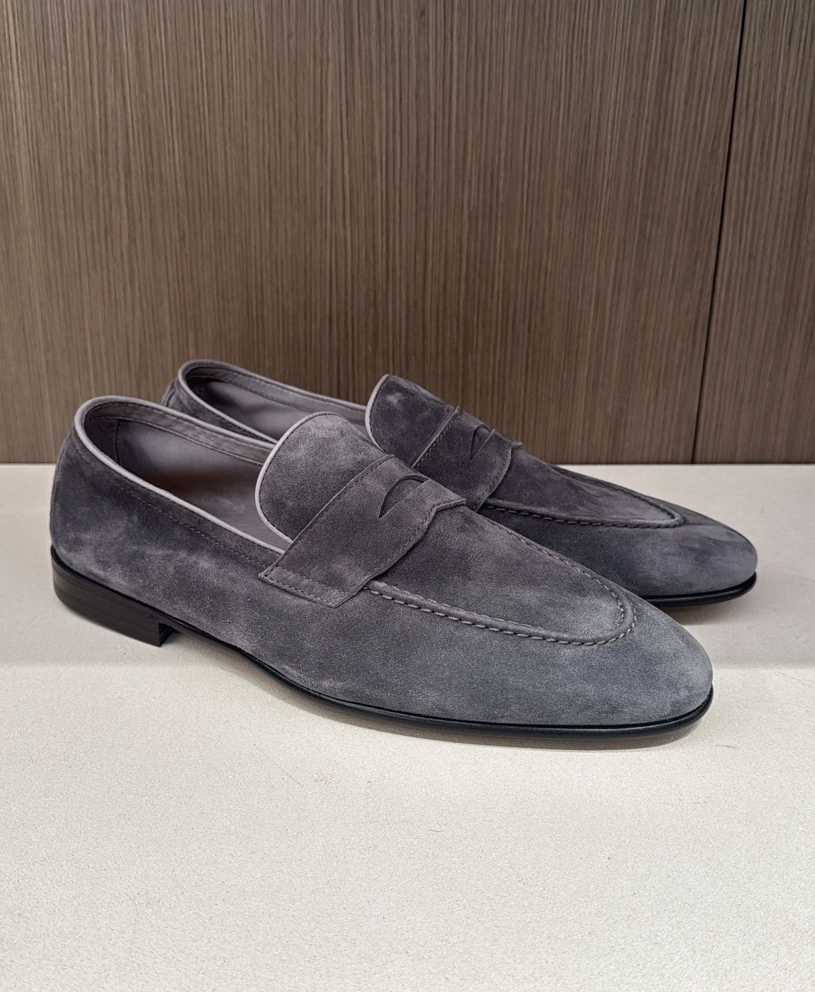 Brunello Cucinelli o1w1db10626 Pair Of Loafers in Grey Size US 8 / EU 41 - 1 Preview