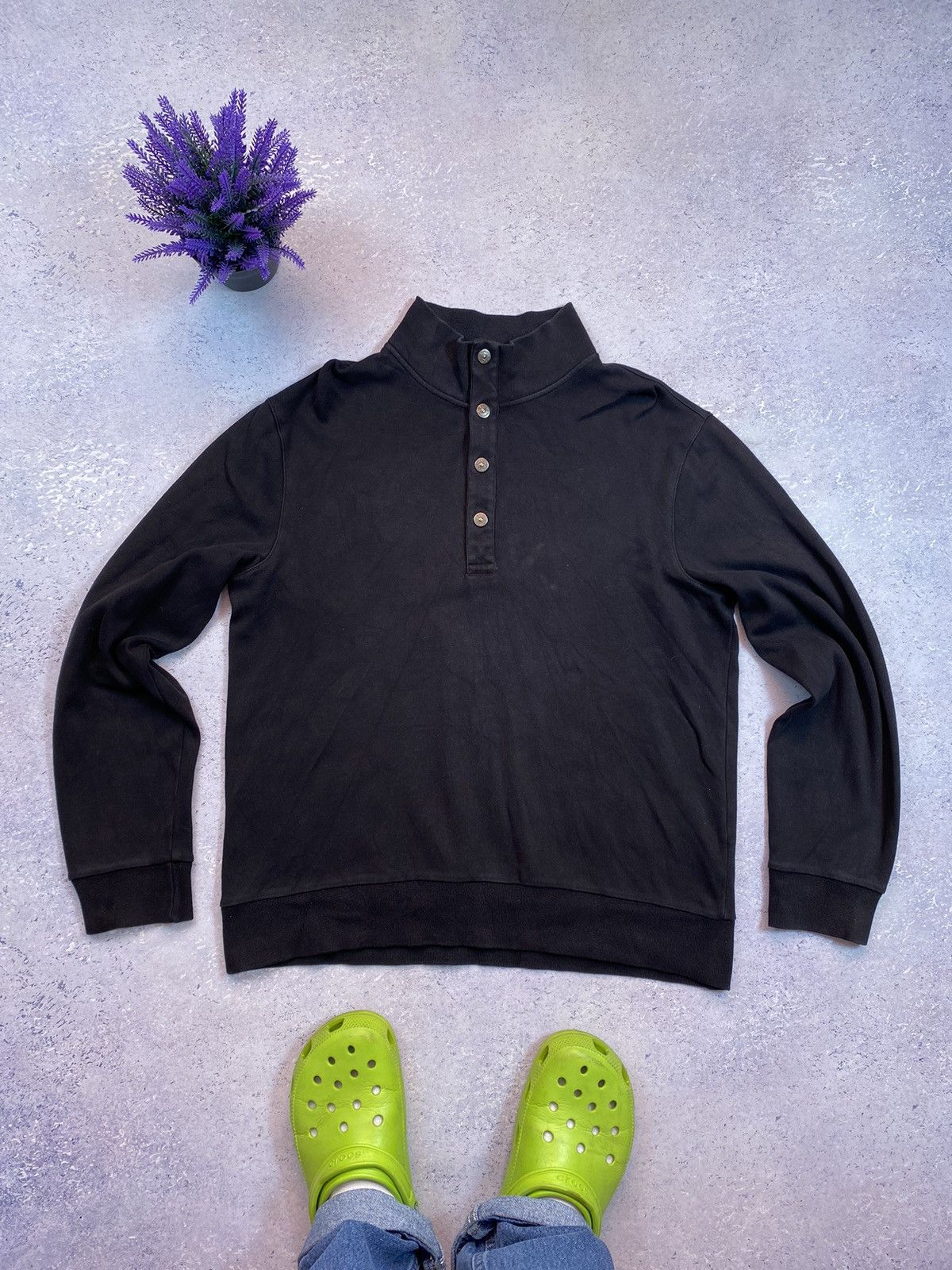 Polo Ralph Lauren × Ralph Lauren Polo Ralph Lauren Men’s Black 1/4 Zip Size Large Size US L / EU 52-54 / 3 - 3 Thumbnail