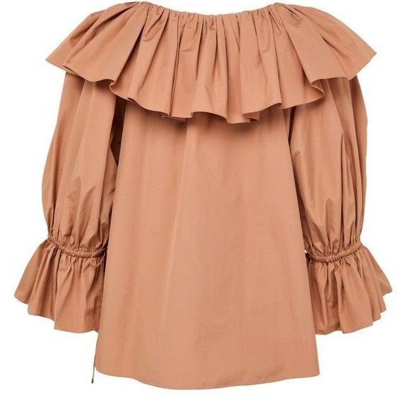 Chloe CHLOE Long Sleeve Reef Shell Pink Blouse New & Authentic (Wo Size XS / US 0-2 / IT 36-38 - 2 Thumbnail
