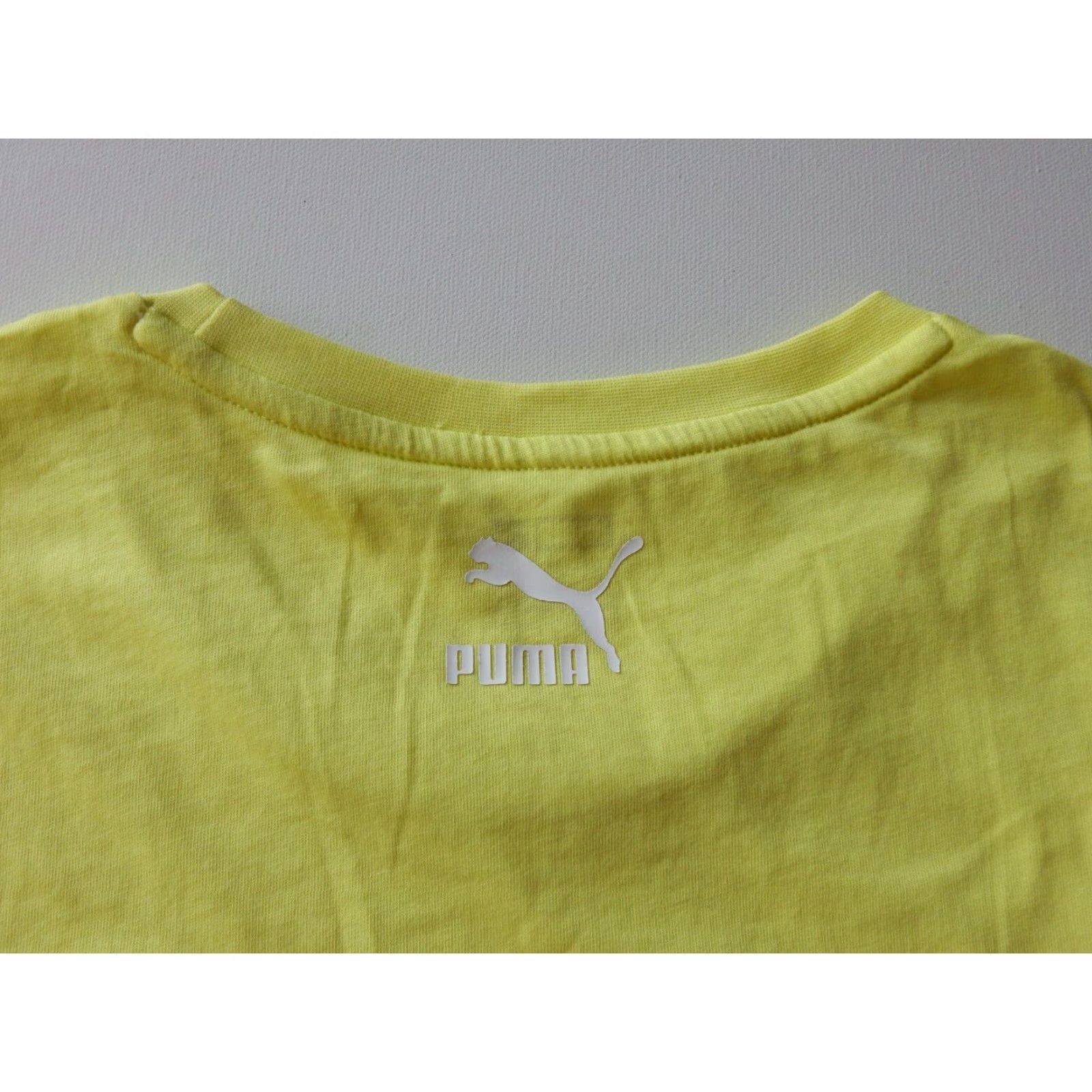 Puma VINTAGE PUMA T-Shirt Men Short Sleeve Size M Green Activewear Casual Mens Size US M / EU 48-50 / 2 - 2 Thumbnail