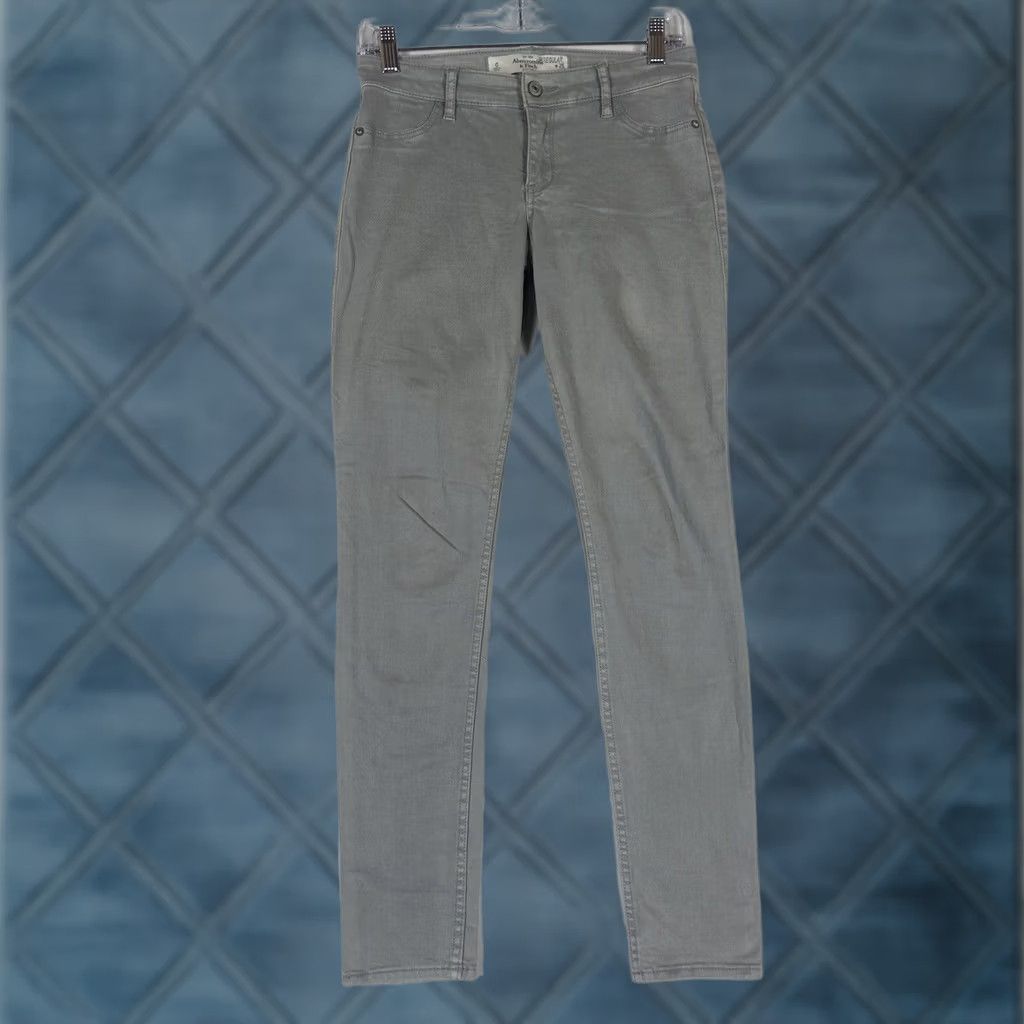 Abercrombie & Fitch Abercrombie & Fitch Skinny Jeans Jeggings Womens Size 0 Gray Mid Rise A&F Size 25" / US 0 / IT 36 - 1 Thumbnail