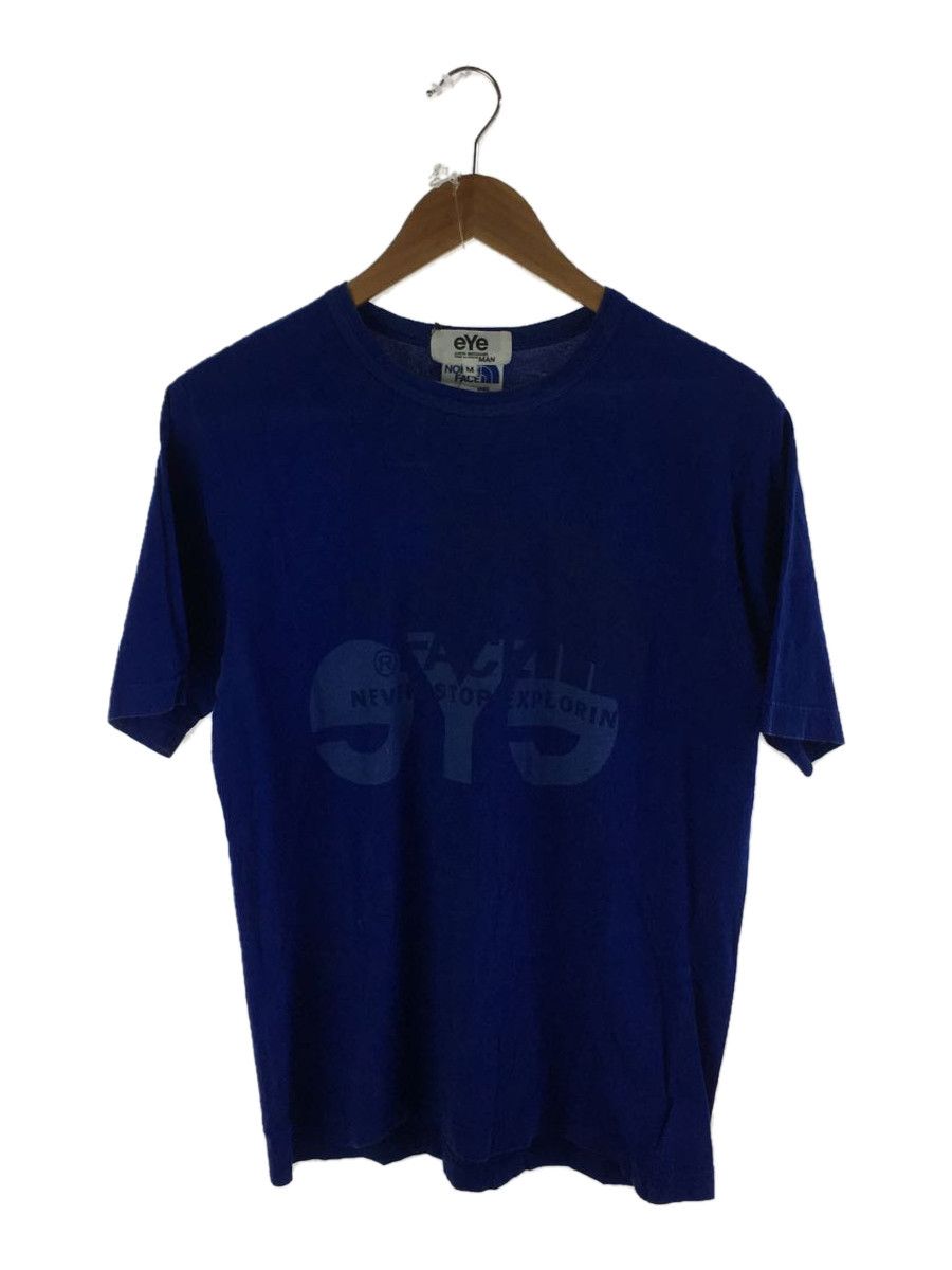 T-Shirts Cotton Plain Short Sleeve Crew Neck Blue