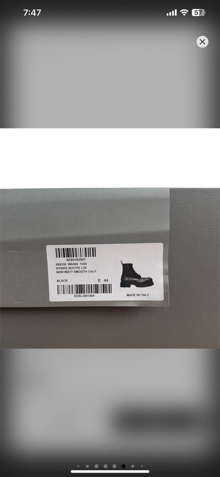 Balenciaga Balenciaga Strike Combat Boots size 11 Size US 11 / EU 44 - 6 Thumbnail