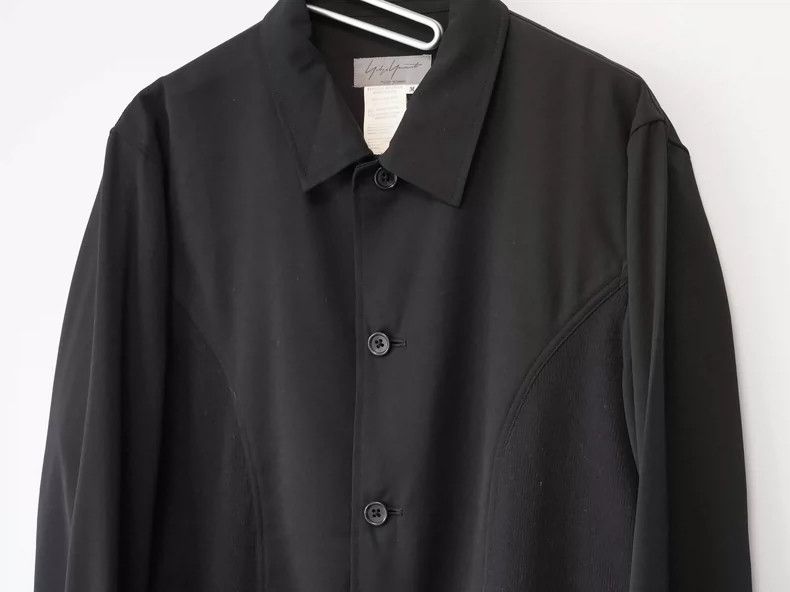 Yohji Yamamoto Yohji Yamamoto 1997 SS Knit Paneled Short Jacket 2505-Nexta Size US M / EU 48-50 / 2 - 2 Thumbnail