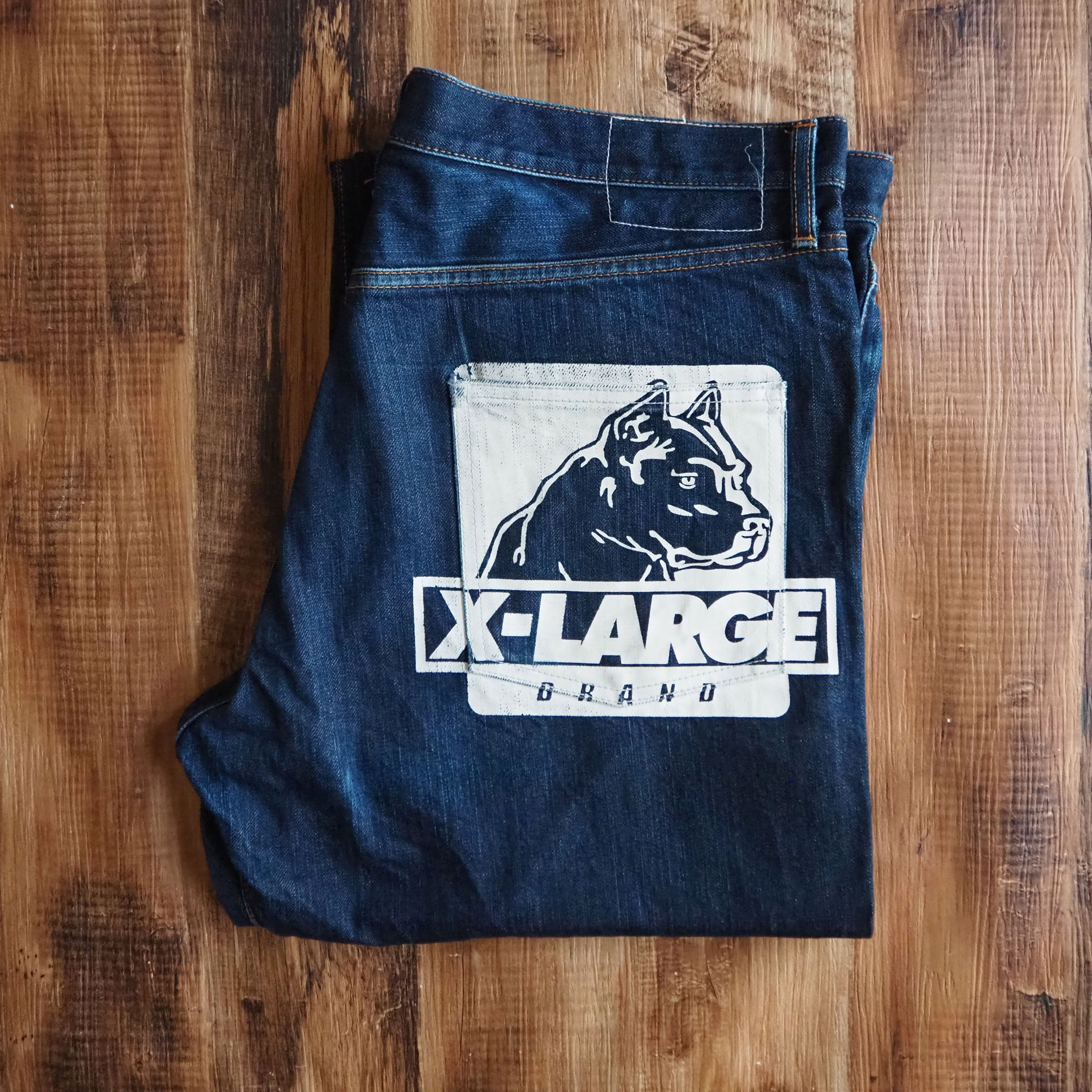 Xlarge XLARGE 0101604 W38 x L35 Pitbull Paint Selvedge Jeans Size US 38 / EU 54 - 13 Thumbnail