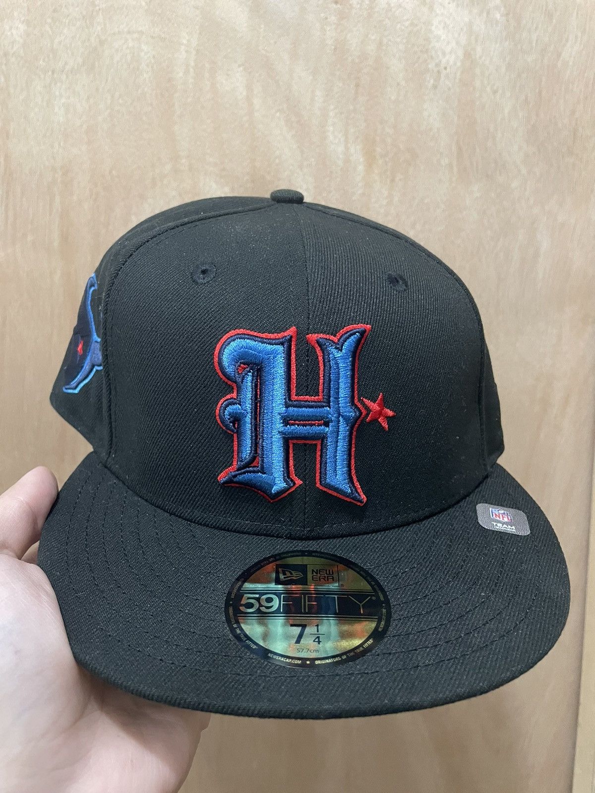 New Era Hat club Houston Texans h town size 7 1/4 Size ONE SIZE - 1 Thumbnail