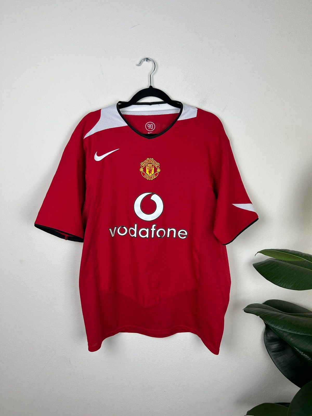 Pre-owned Nike X Soccer Jersey 10 Van Nistelrooy Manchester United 2005/06 In Red