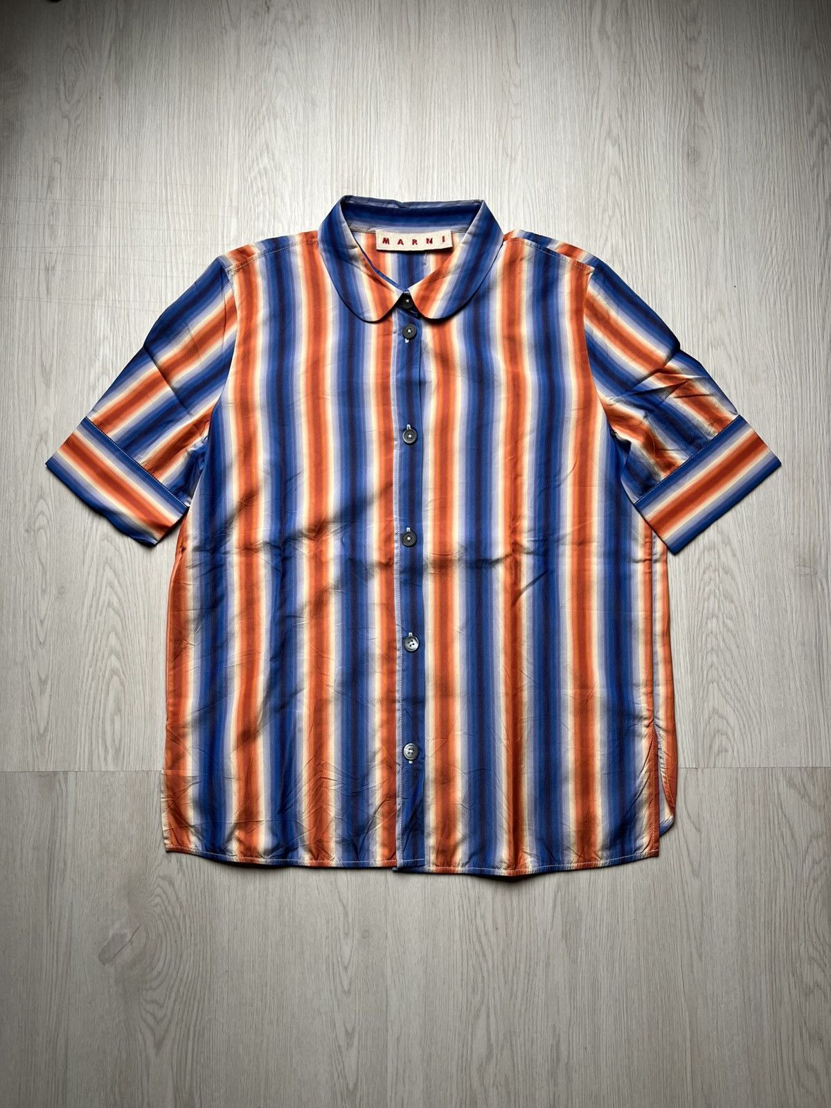 Marni Marni Gradient Striped Shirt Size US S / EU 44-46 / 1 - 1 Thumbnail