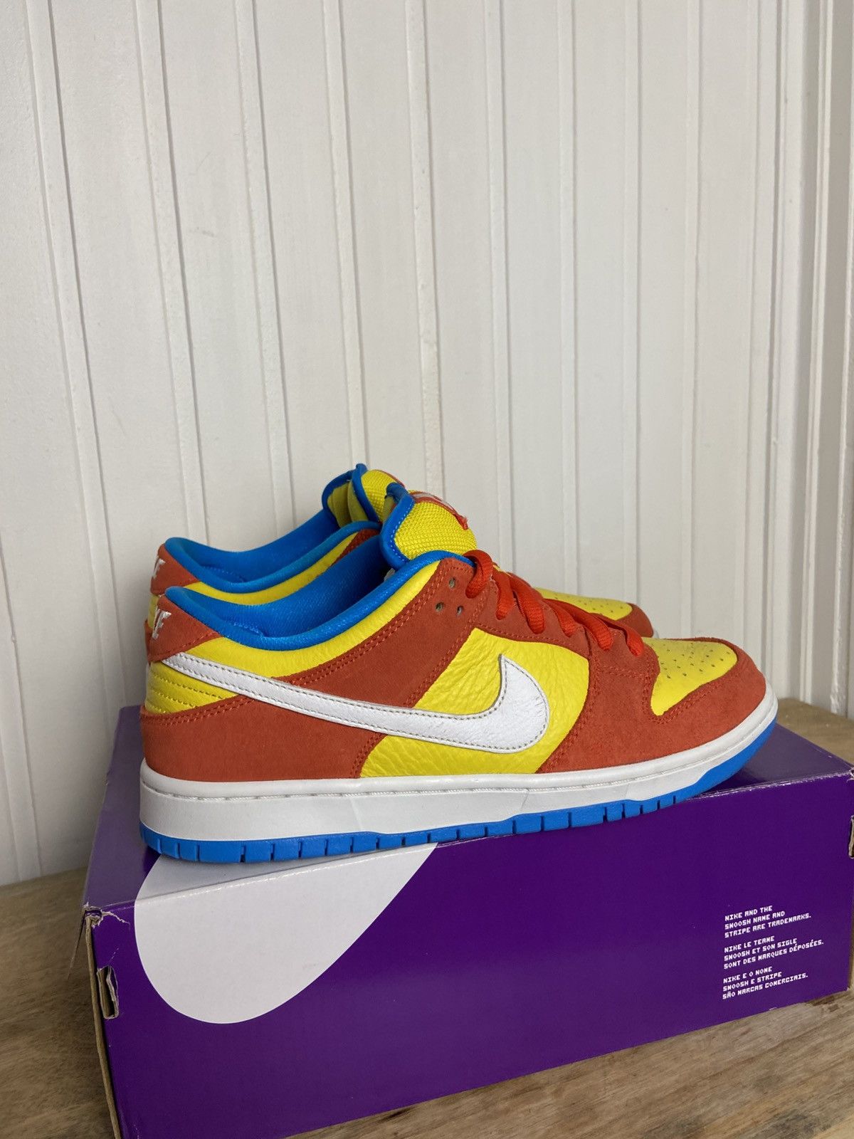 Adidas Used Nike SB Dunk Low Pro "Bart Simpson" Authentic 9US Size US 9 / EU 42 - 7 Thumbnail