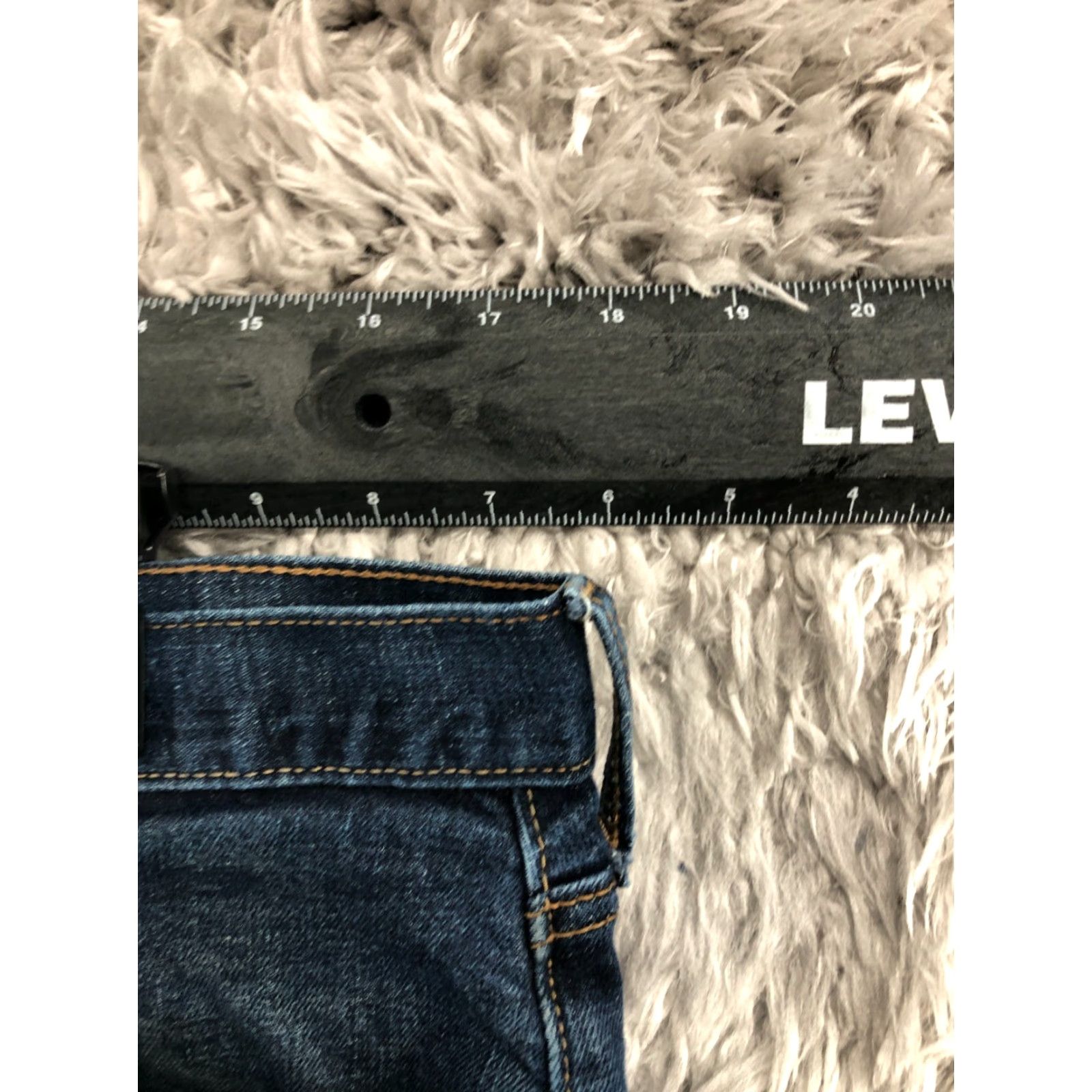 Old Navy Old Navy Slim Straight Jeans Mens 36x32 Blue Dark Wash Denim 5-Pocket Straight Slim Waist 36 Mens Jeans Size US 36 / EU 52 - 2 Thumbnail