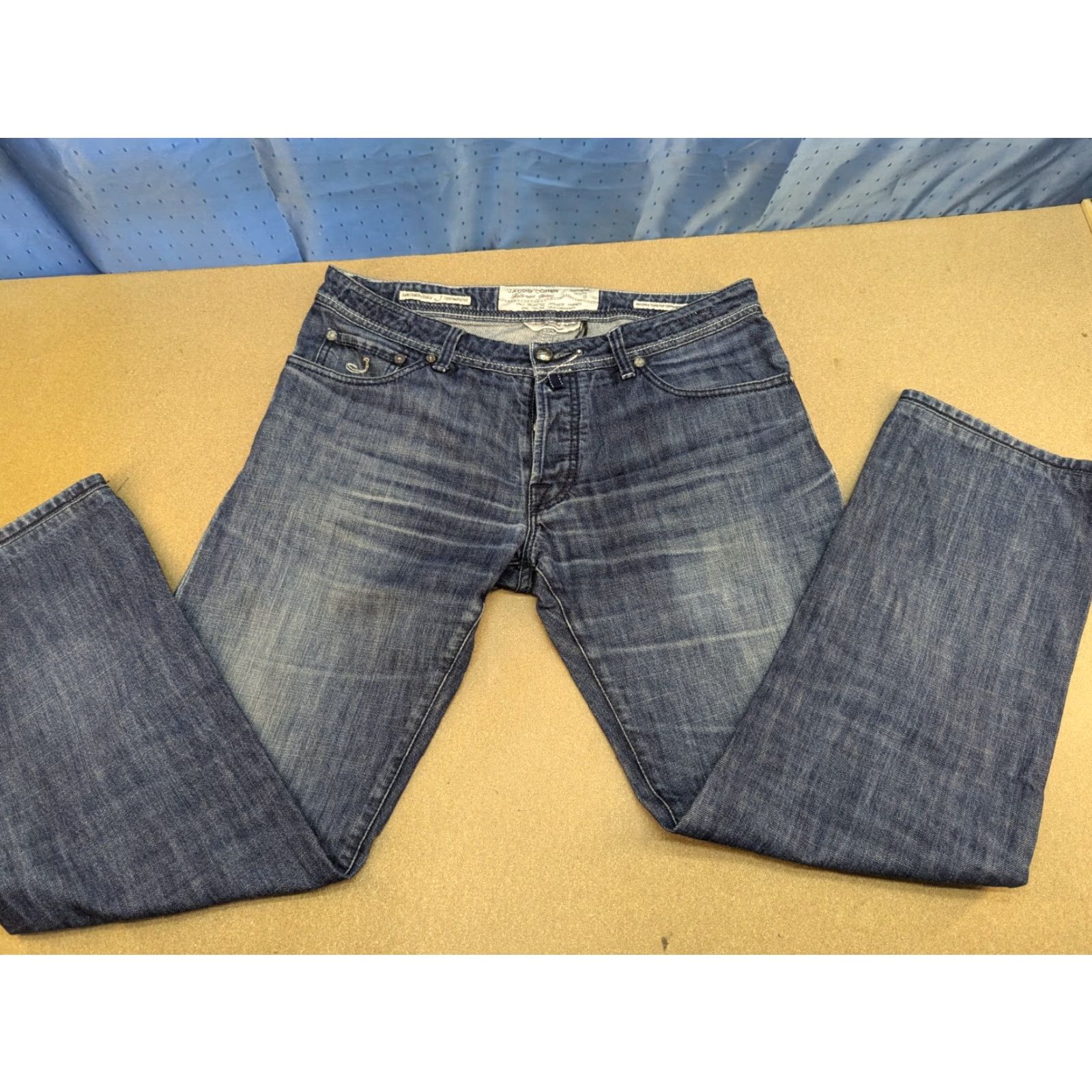 Jacob Cohen Jacob Cohen Jeans Mens Type 620 Blue W37 L29 Denim Buttony Fly Dark Wash Straight Size US 37 - 2 Thumbnail