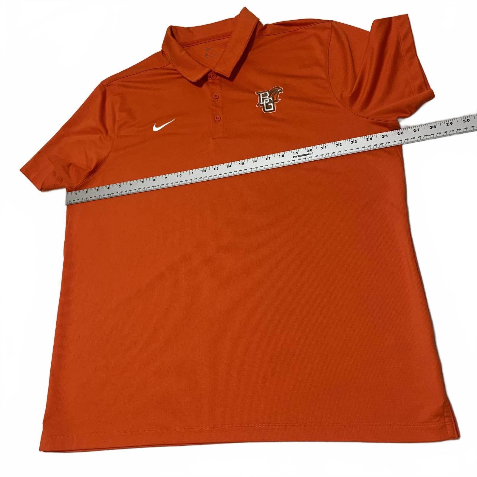 Nike Nike Men's L Bowling Green State Polo Shirt Orange Size US XXL / EU 58 / 5 - 7 Thumbnail