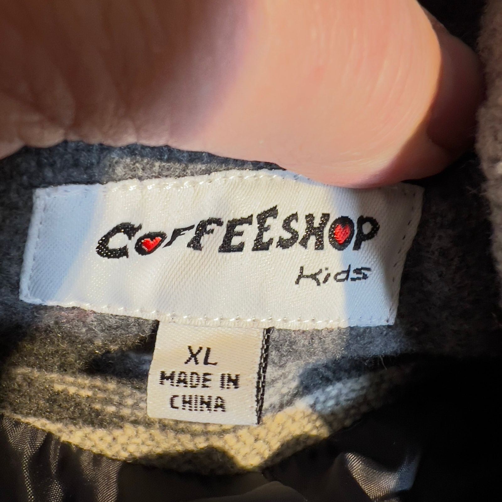 Other Coffee Shop Kids Mid Length Coat Girl XL Belted DEEEP Hood Size XL / US 12-14 / IT 48-50 - 2 Thumbnail