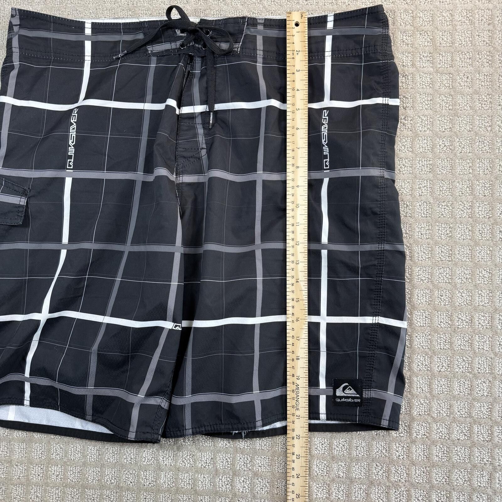 Quiksilver Quiksilver Board Shorts Plaid Swim Trunks XL 39 Size US 36 / EU 52 - 5 Thumbnail