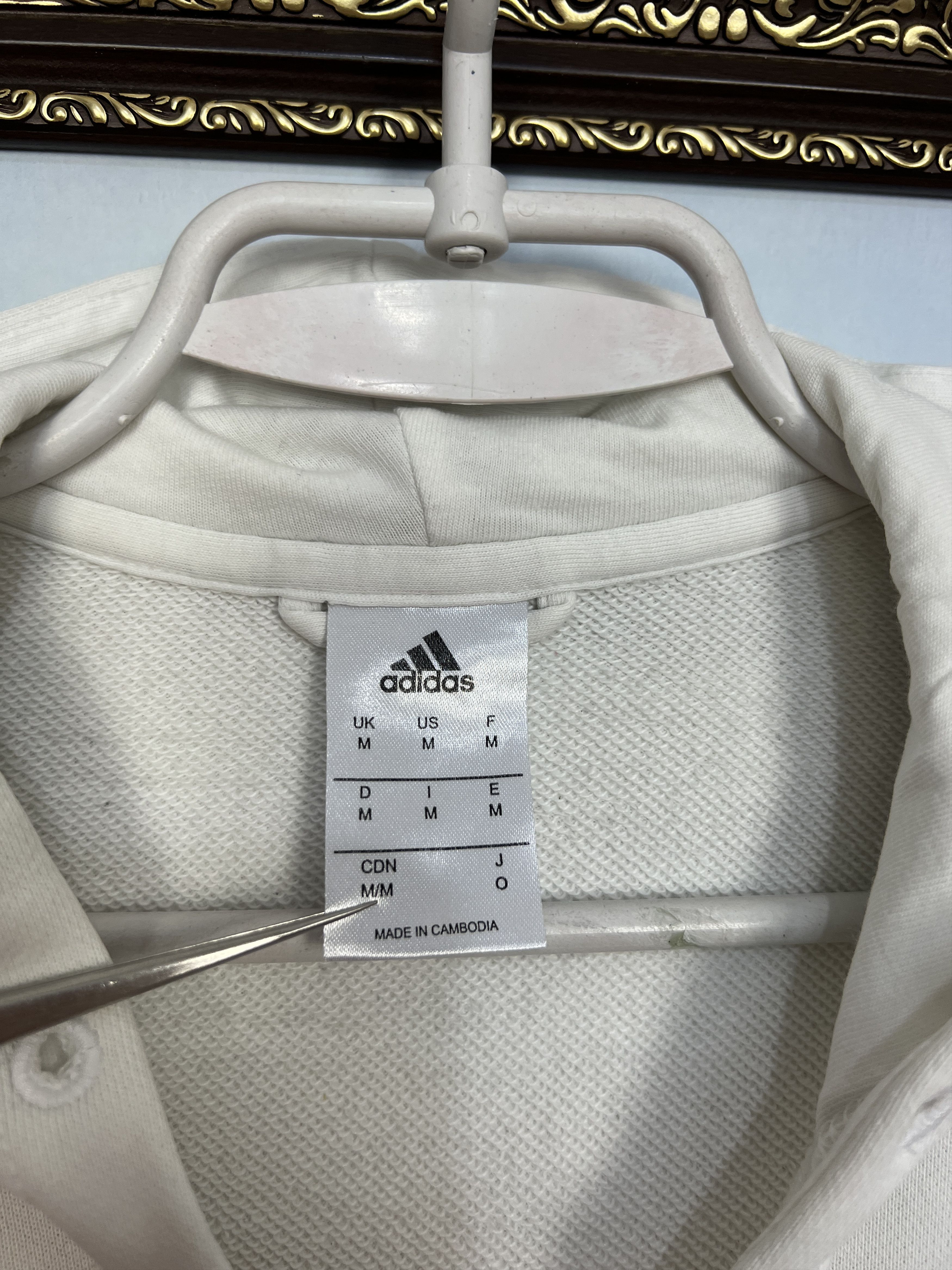 Adidas Vintage Real Madrid Football Hoodie Jacket Soccer Track Top Size US M / EU 48-50 / 2 - 7 Thumbnail