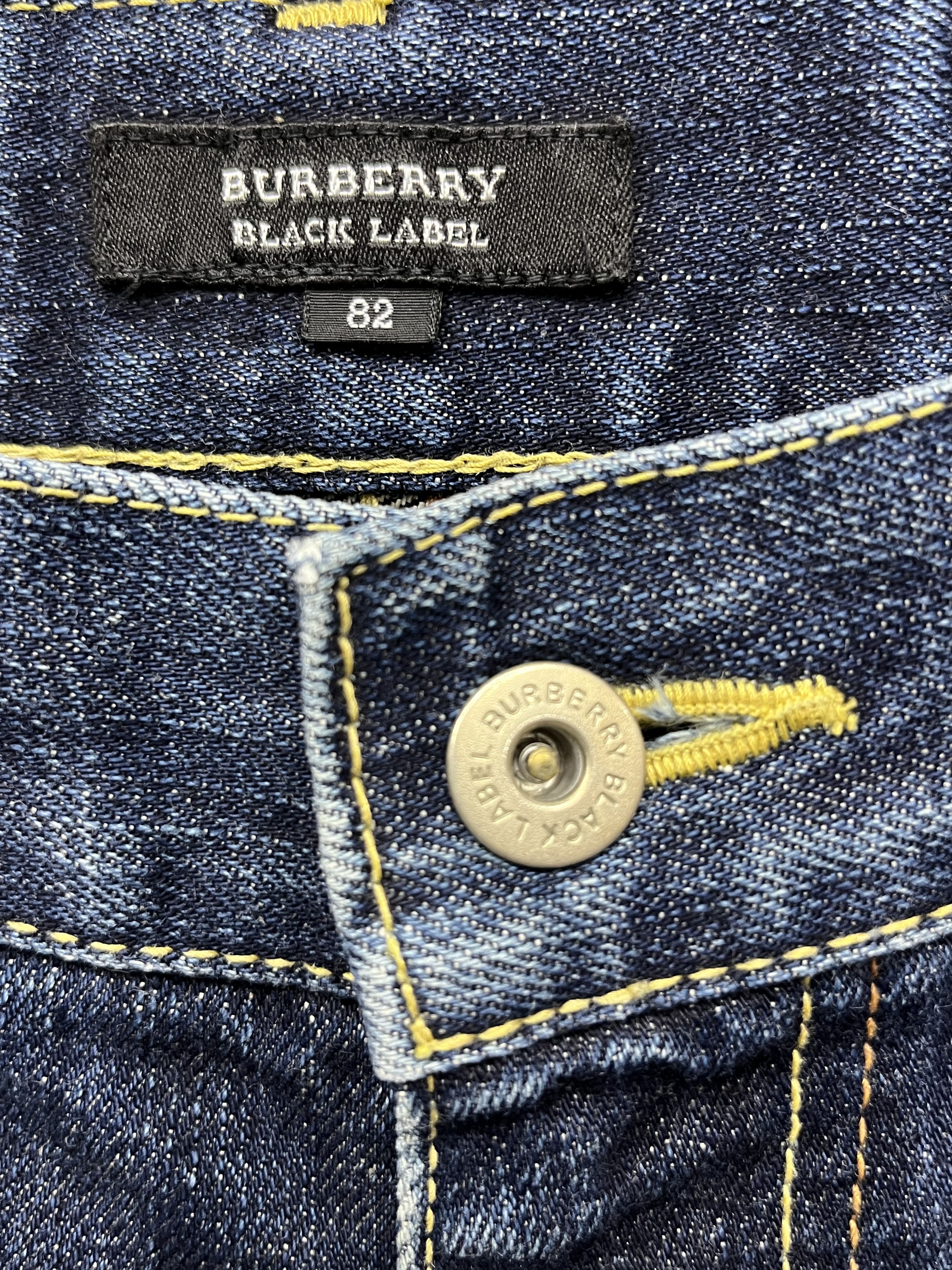 Black Label FLARE🔥BURBERRY BLACK LABEL Nova Check Distressed Denim💥 Size US 32 / EU 48 - 16 Thumbnail