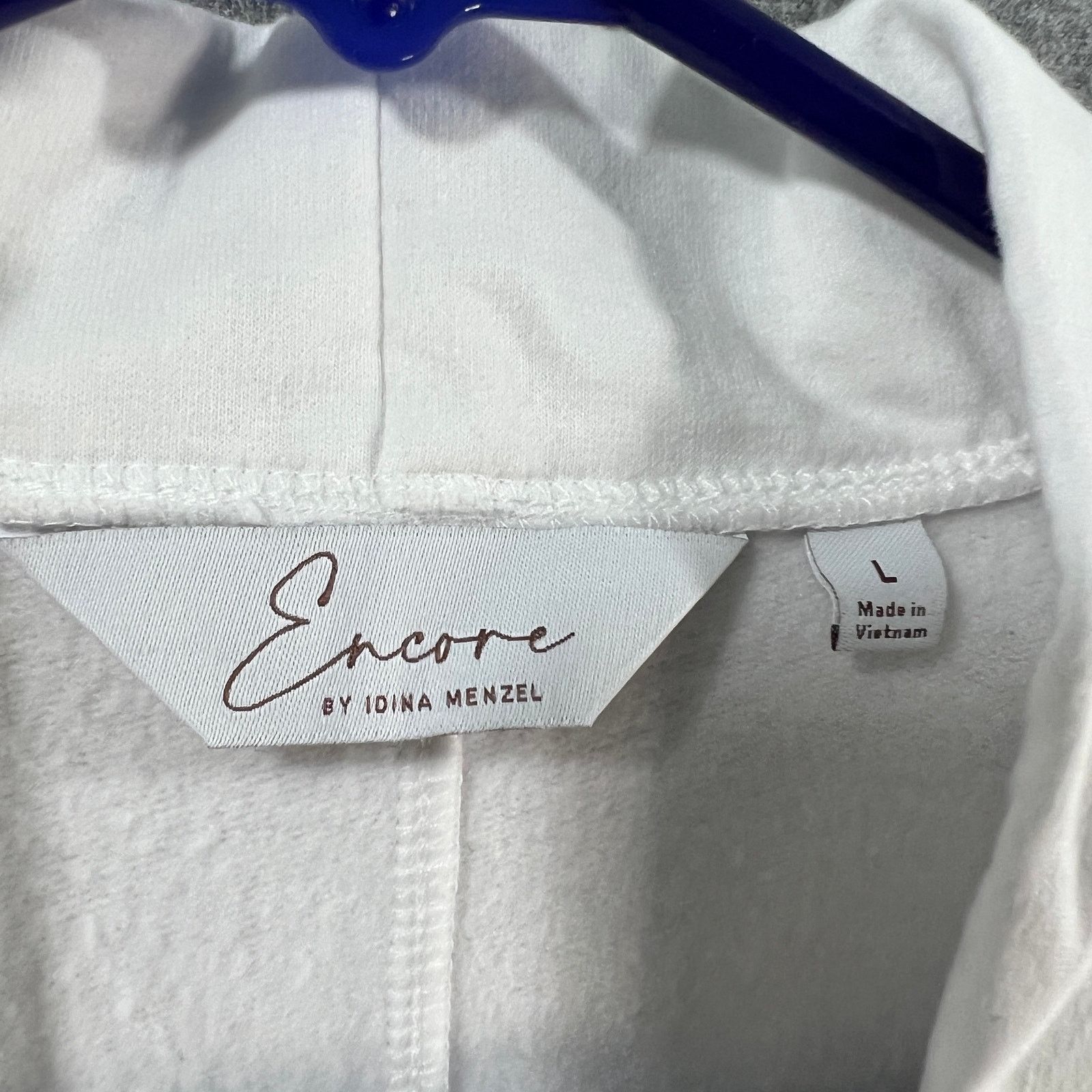 Other Encore by Idina Menzel Open-Front Lightweight Fleece Size L / US 10 / IT 46 - 3 Thumbnail