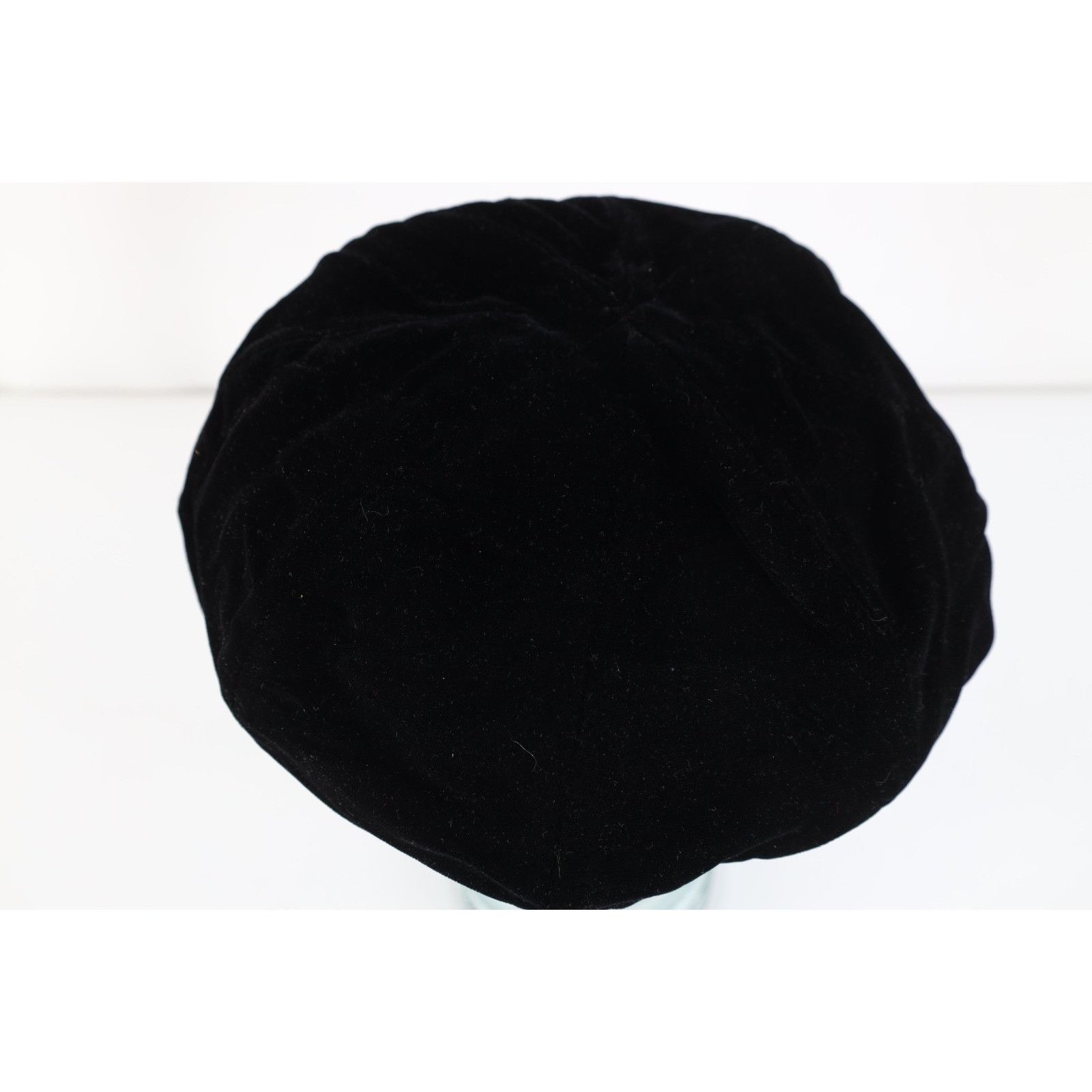 Vintage Vintage 50s 60s Blank Velvet Wedding Church Beret Hat Size ONE SIZE - 3 Thumbnail