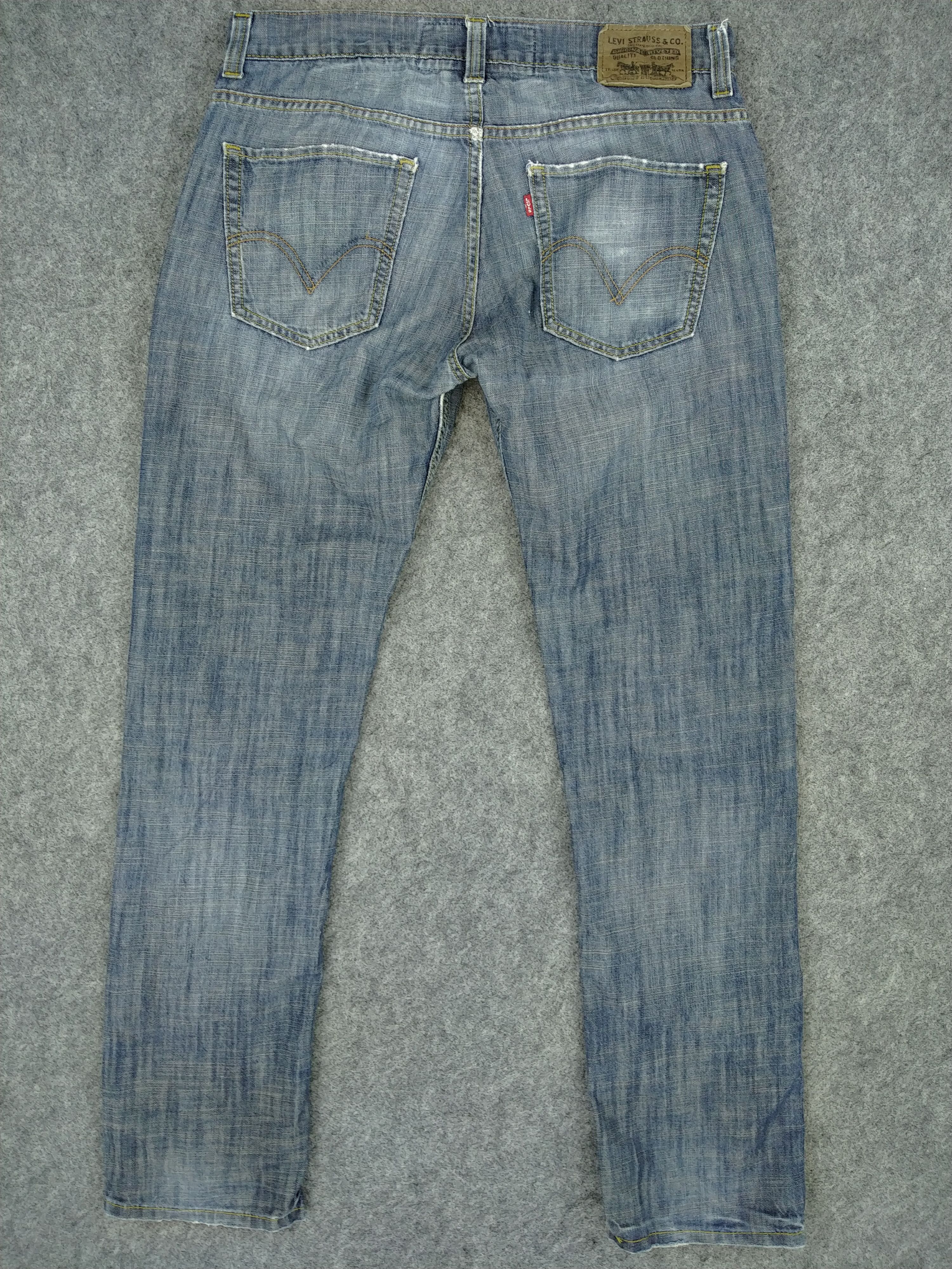 Levi's Vintage Levi's 511 Skinny Denim 34x33 -JN727 Size US 34 / EU 50 - 2 Thumbnail