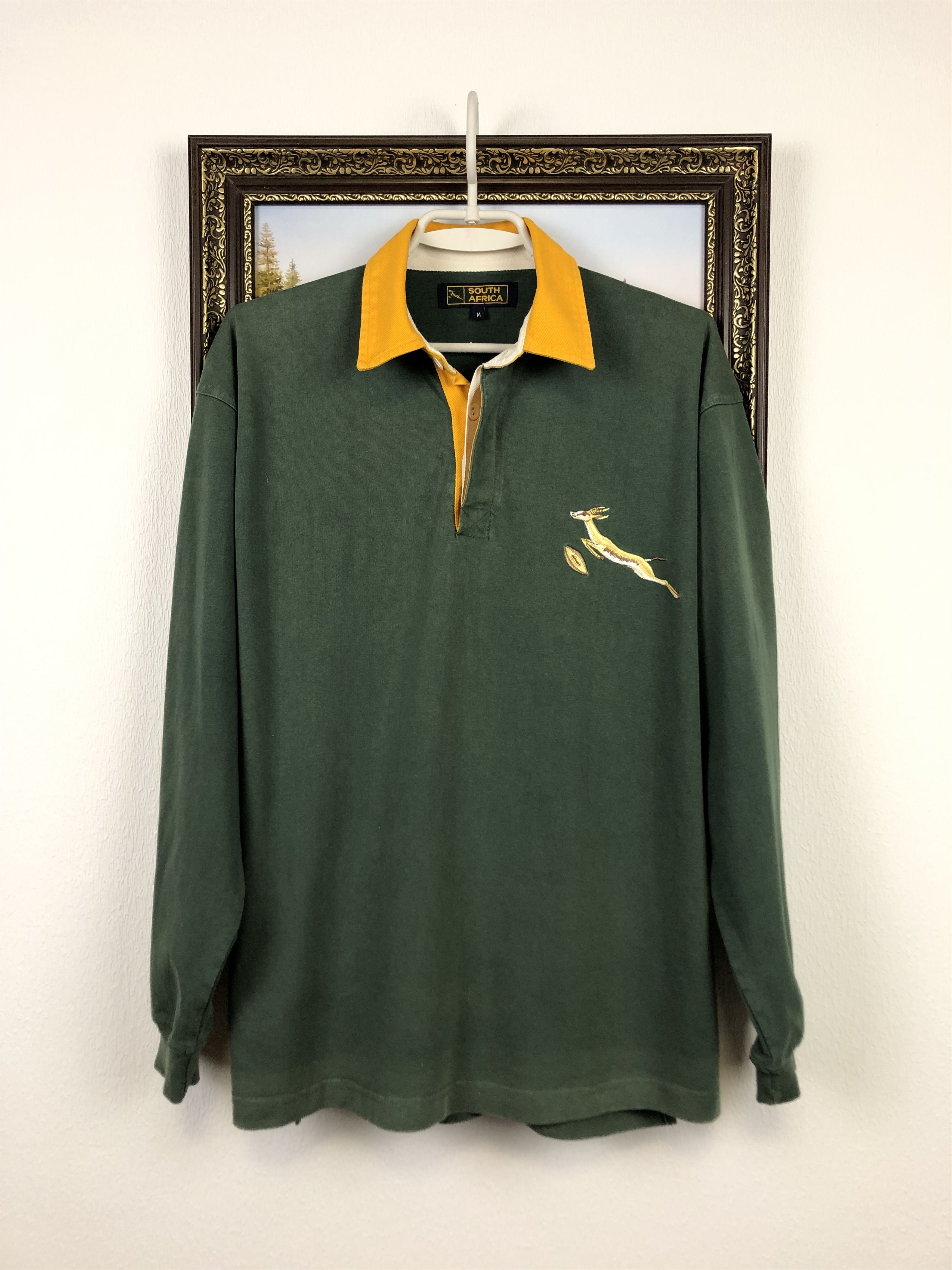 Other Vintage South Africa Rugby Union Jersey Long Sleeve Hype Size US M / EU 48-50 / 2 - 1 Thumbnail
