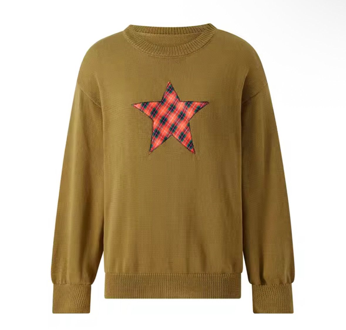 Other Streetwear Grunge Crew Neck Star Sweater Jacquard Knitwear Size US L / EU 52-54 / 3 - 1 Thumbnail