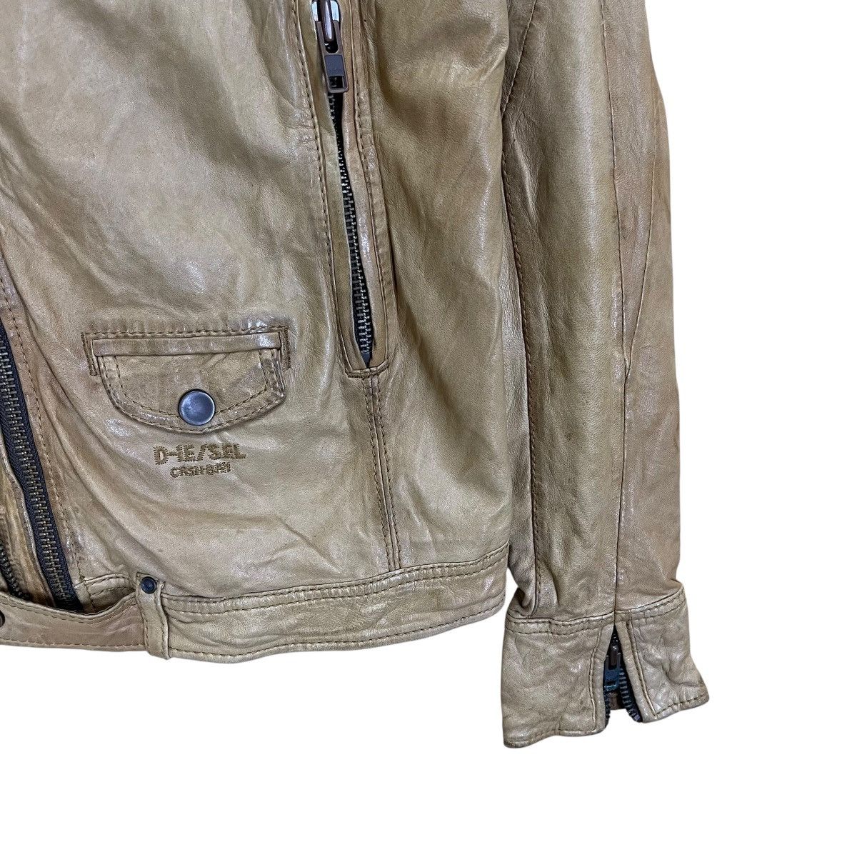 Diesel Diesel Double Zipper Leather Jacket Size Small Size US S / EU 44-46 / 1 - 6 Thumbnail