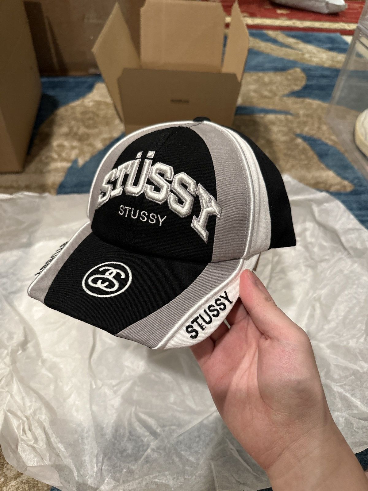 Vintage Stussy Low Pro Souvenir Strapback 6 Panel Hat FW23 | Grailed