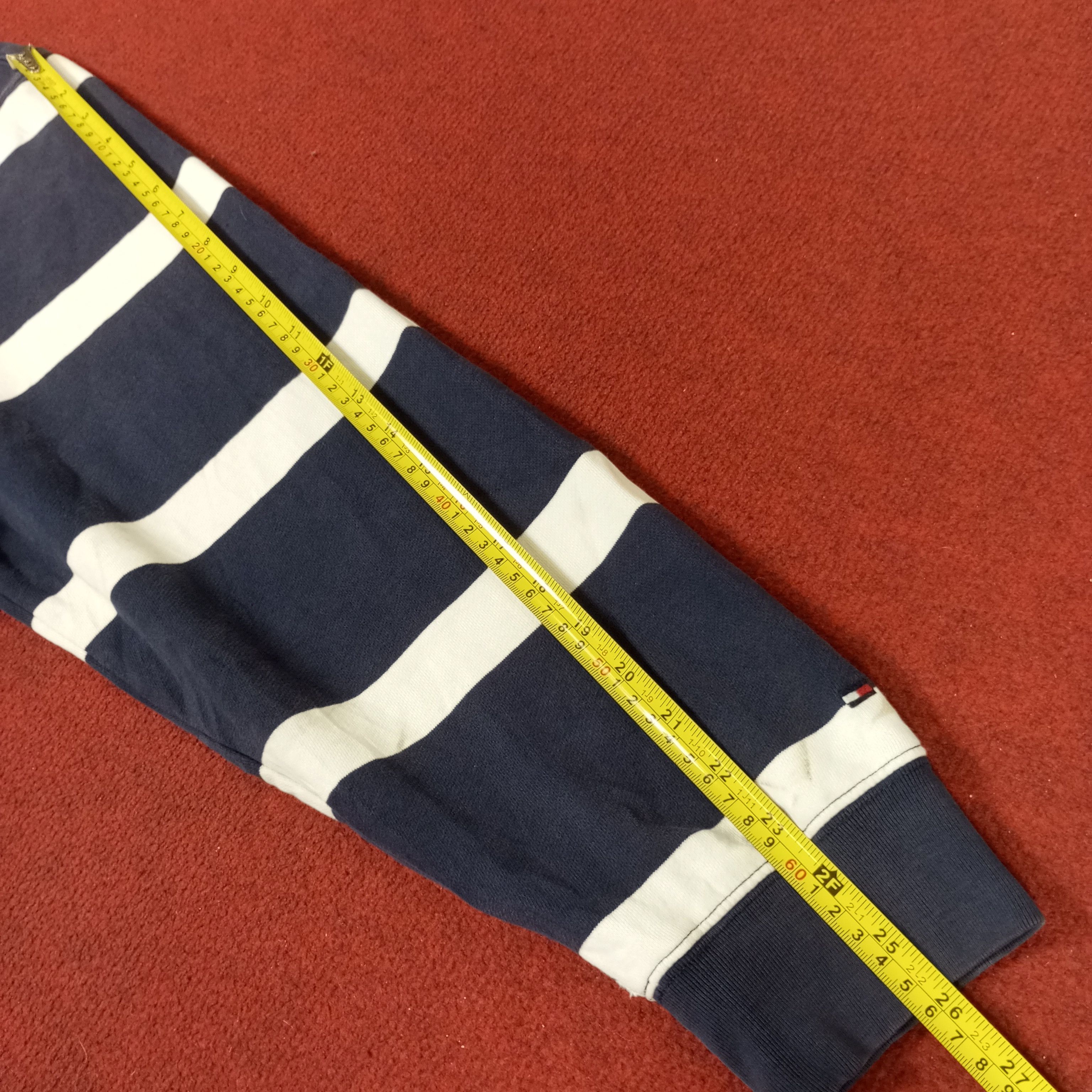 Tommy Hilfiger Tommy Hilfiger Center Spellout Stripes Design Hoodies Size US XL / EU 56 / 4 - 14 Thumbnail