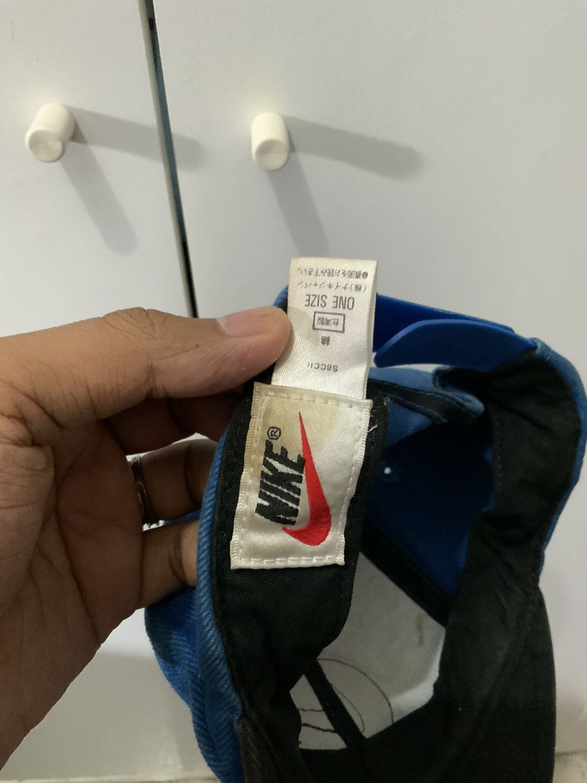 Nike Vintage Nike Blue Fade Hat Size ONE SIZE - 13 Thumbnail