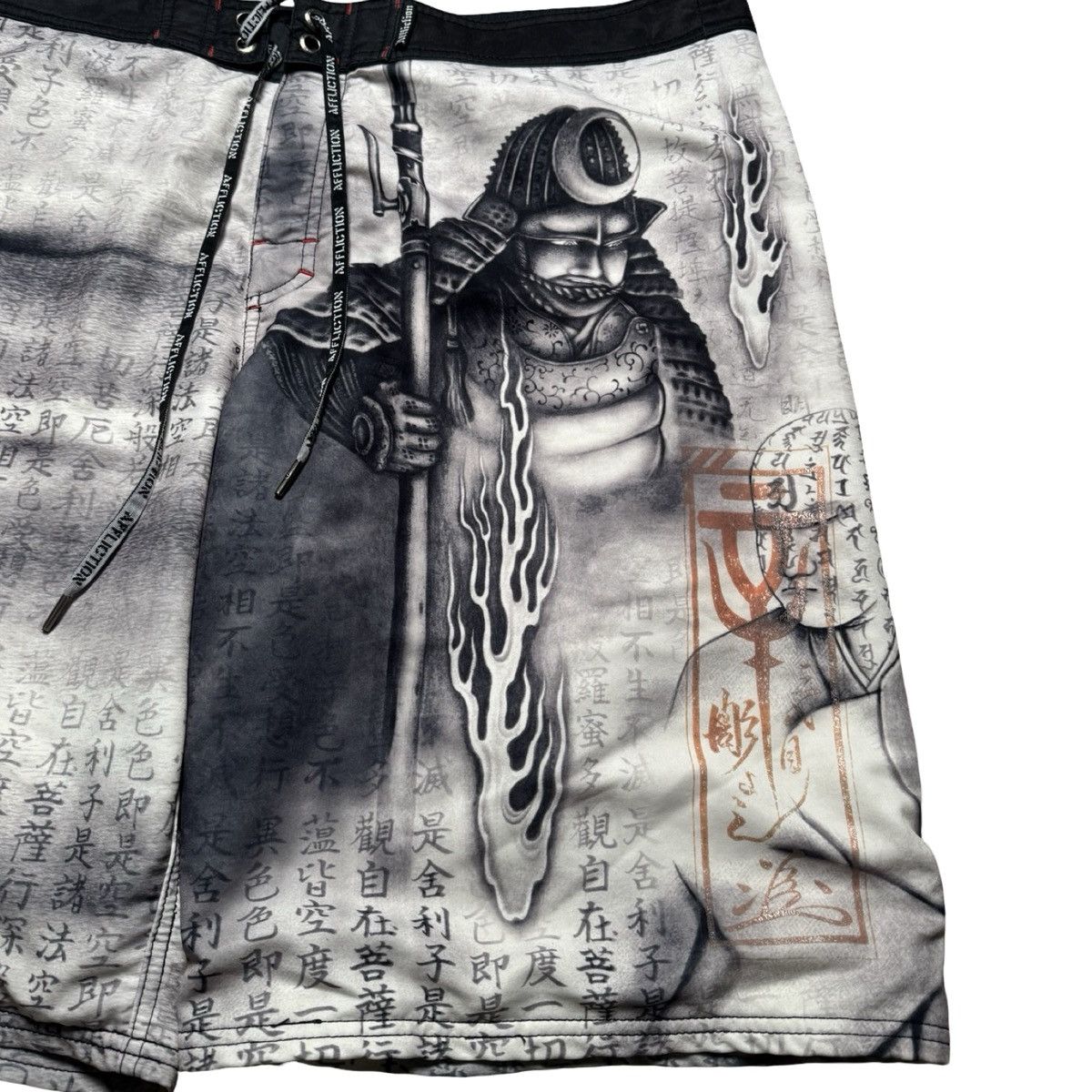 Affliction Affliction Men's Shoki Horiyoshi All Over Samurai 34 Shorts Size US 40 / EU 56 - 2 Thumbnail