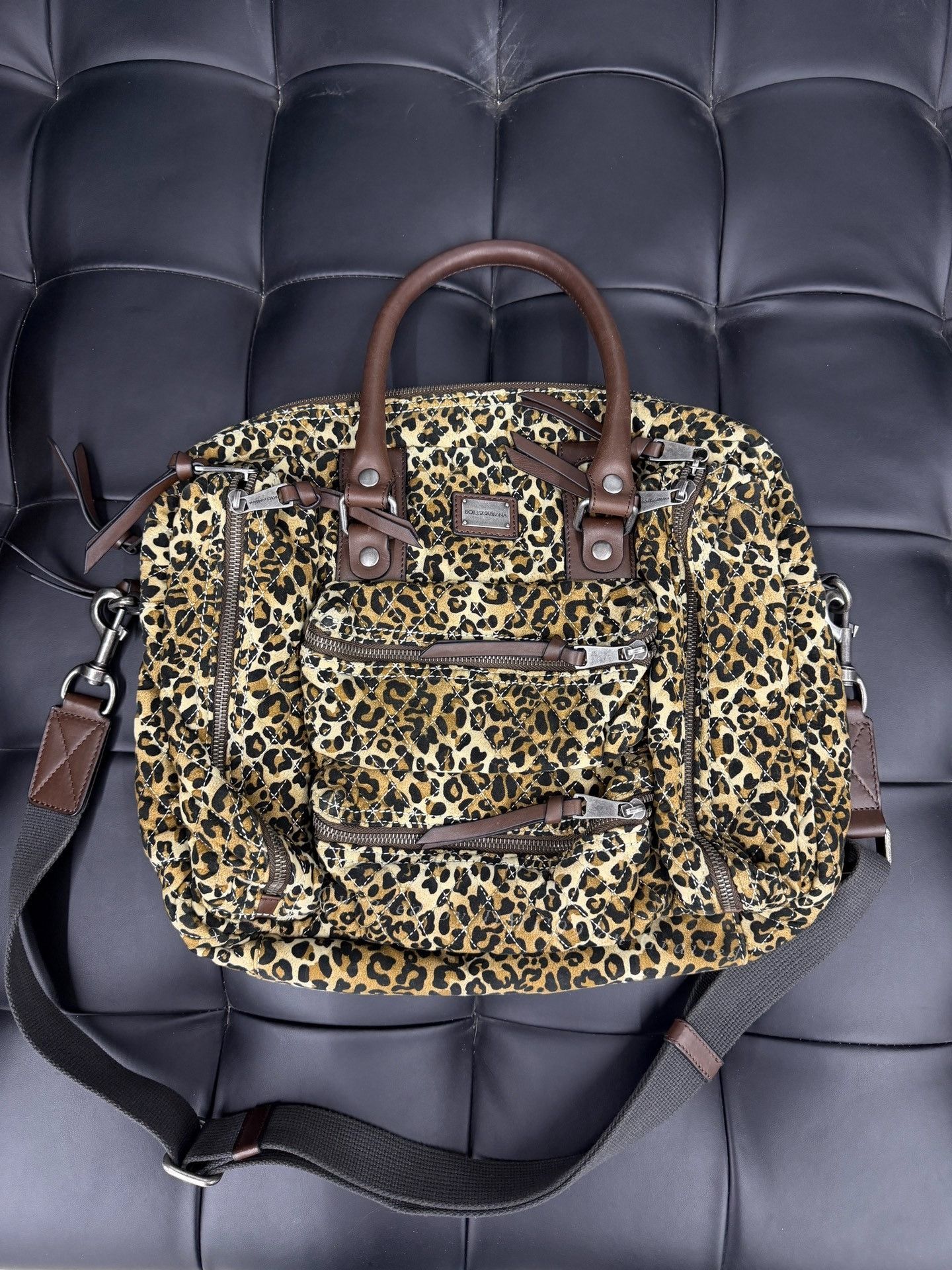 Dolce & Gabbana Dolce&Gabbana Leopard Print Handbag Size ONE SIZE - 1 Thumbnail