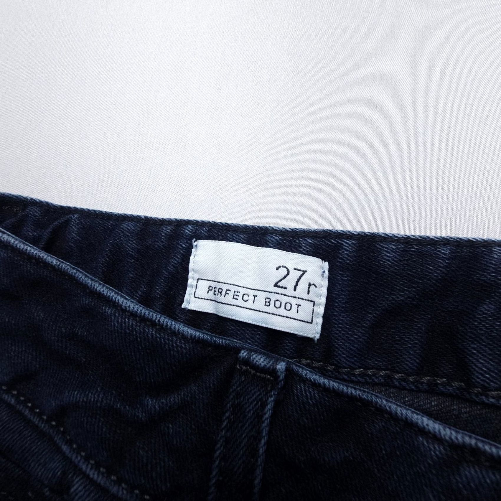 Gap Gap 1969 Bootcut Jeans Blue Dark Wash 27 Regular Denim 5-Pocket Womens Low Rise Stretch Size 27" / US 4 / IT 40 - 4 Thumbnail