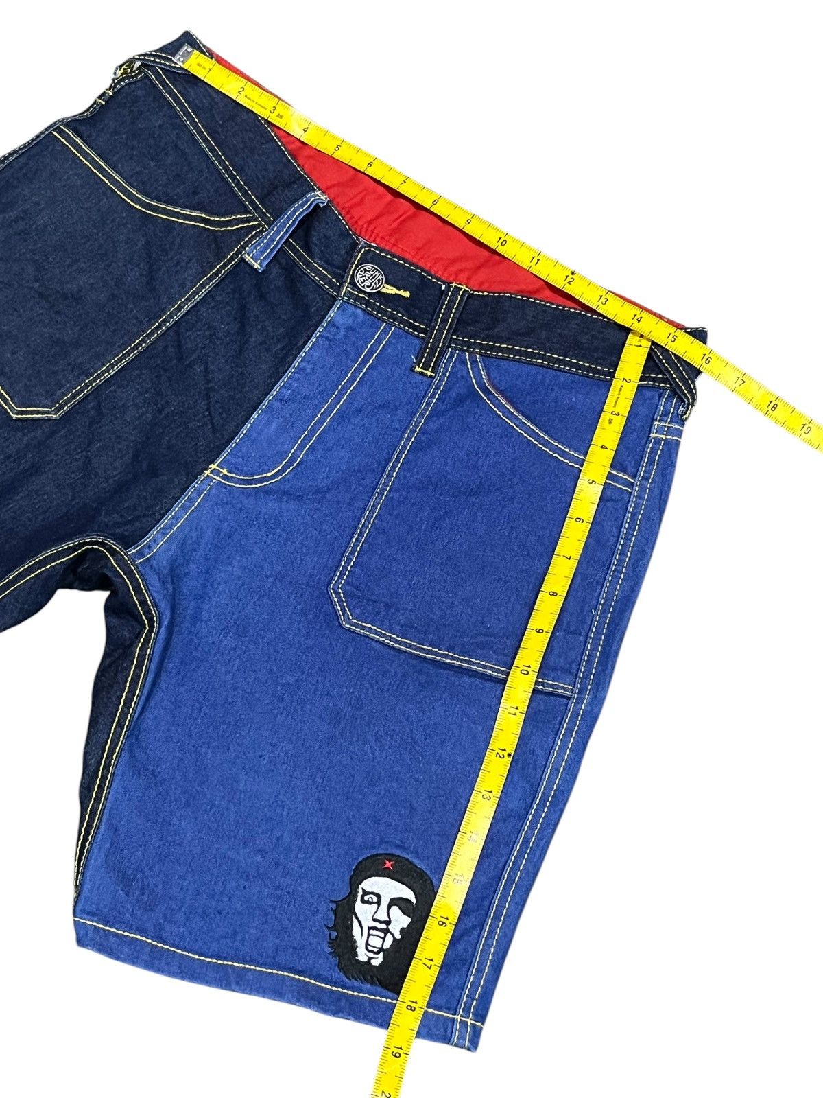 DrunknMunky PUNK DRUNKERS Revolution x Che Guevara Parody Hybrid Shorts Size US 31 - 15 Thumbnail