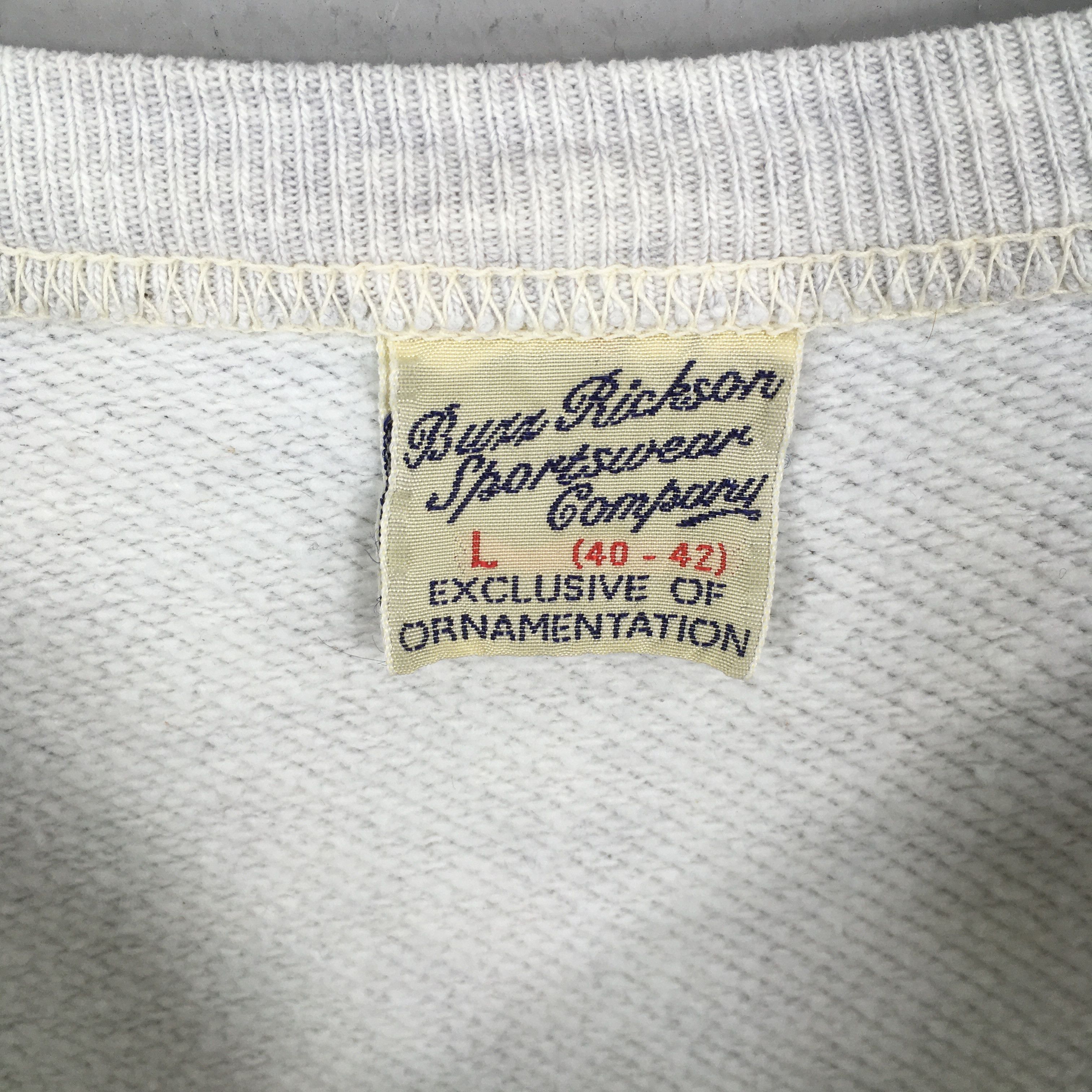 Buzz Rickson's × Vintage Vintage Buzz Rickson U.S. Army Gray Sweatshirt Large Size US L / EU 52-54 / 3 - 6 Thumbnail