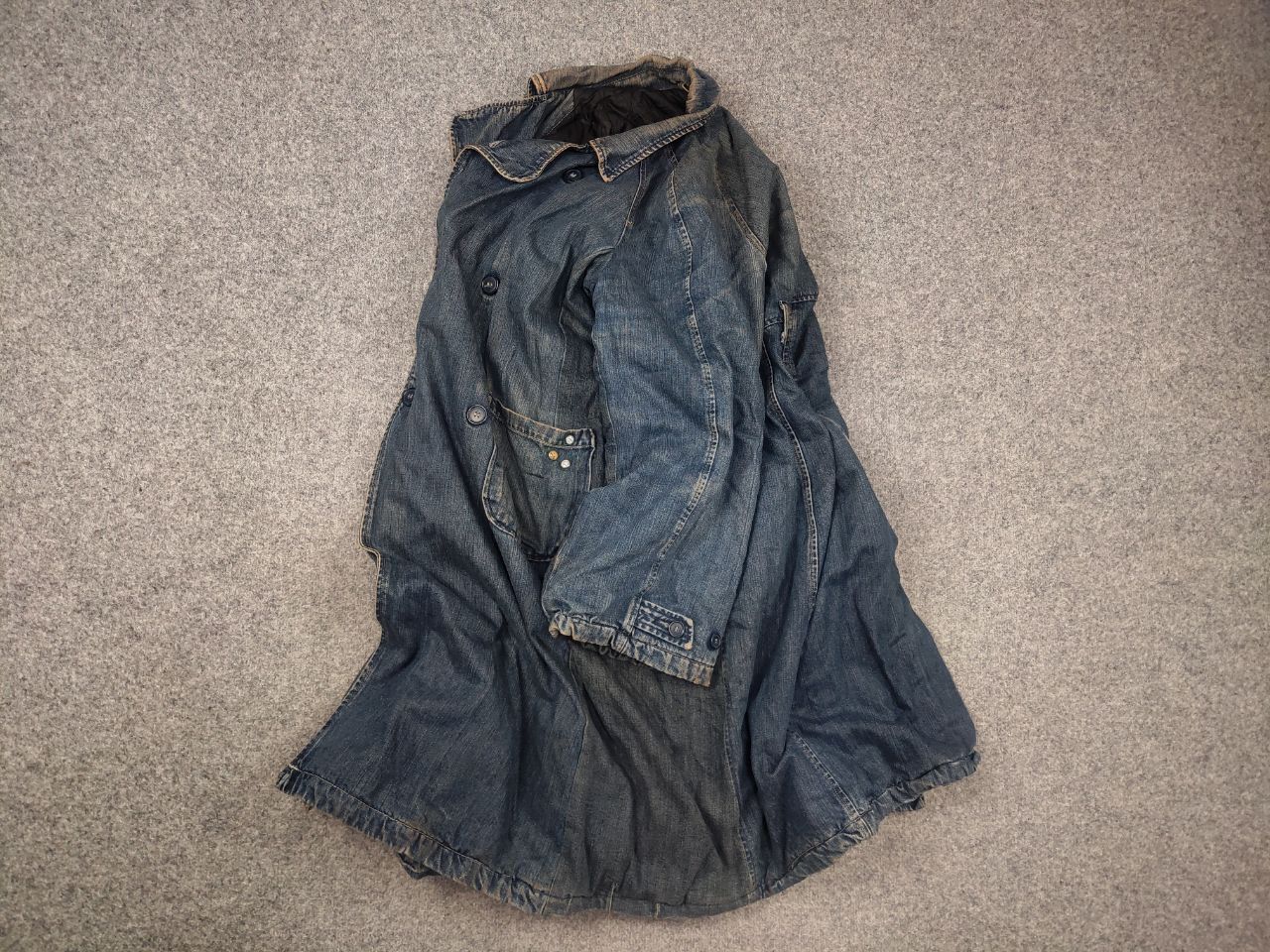 Diesel Vintage Diesel Archive Y2K Style Denim Faded coat Jacket Size US XL / EU 56 / 4 - 1 Thumbnail