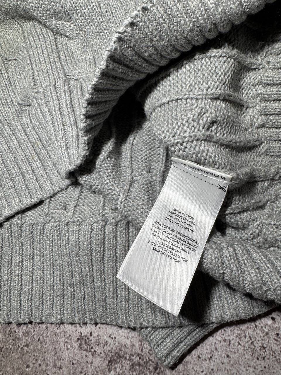 Polo Ralph Lauren × Vintage Polo Ralph Lauren Vintage Knitted Gray Sweater Size US XL / EU 56 / 4 - 8 Thumbnail