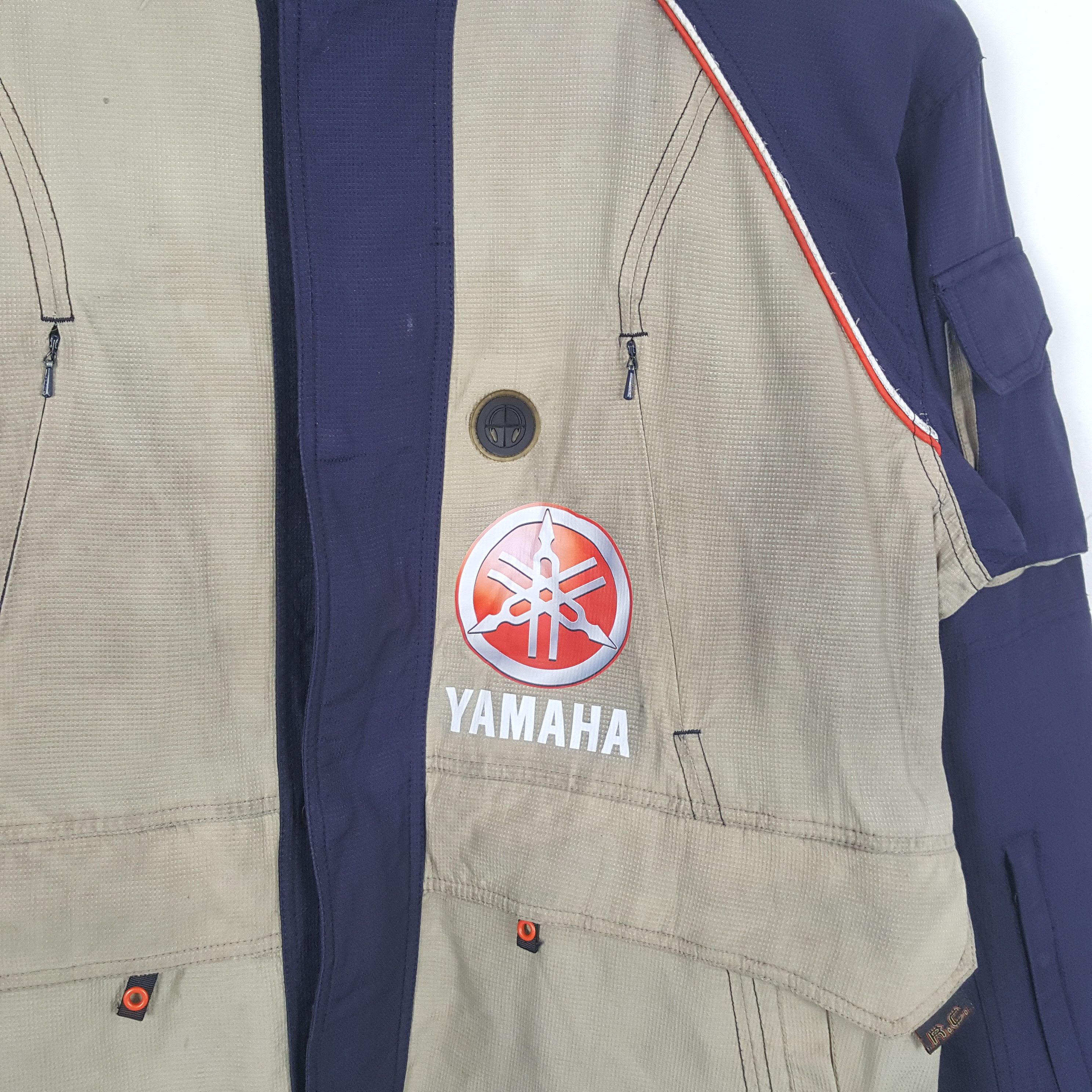 Japanese Brand × Vintage Vintage Yamaha Japan Motorsports Racing Team Jacket c282n22 Size US XL / EU 56 / 4 - 3 Thumbnail