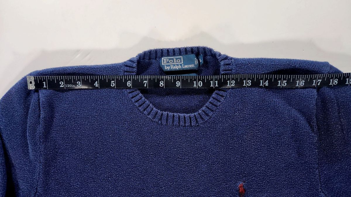 Other Polo Ralph Lauren Crewneck Sweater 100% Cotton Knit Mens L Size US L / EU 52-54 / 3 - 4 Thumbnail