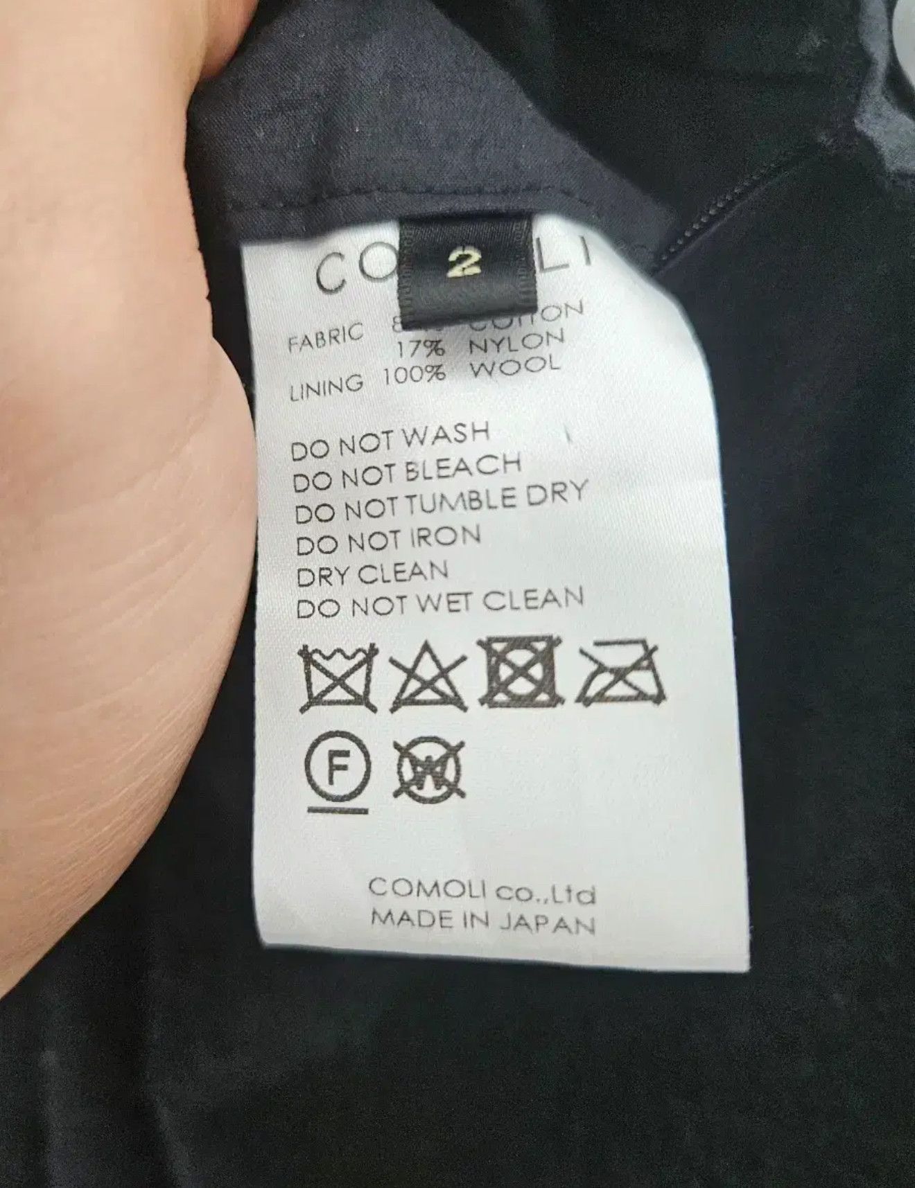 Comoli Comoli Cotton Nylon Coach Jacket Size US M / EU 48-50 / 2 - 3 Thumbnail
