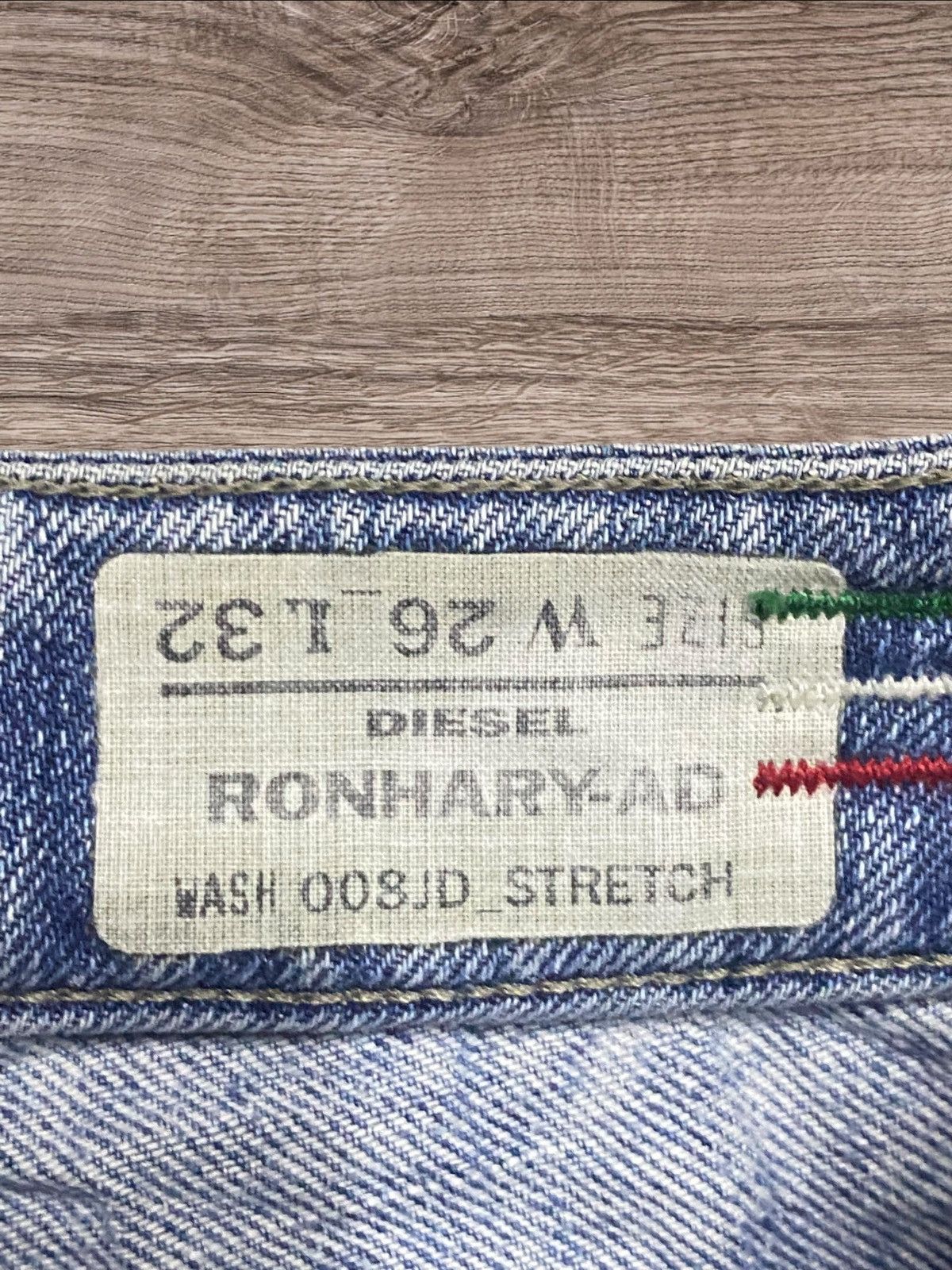 Adidas × Diesel Diesel Adidas Wash 008JD Fade Wash Distressed Slim Boot Jean Size US 28 / EU 44 - 18 Thumbnail