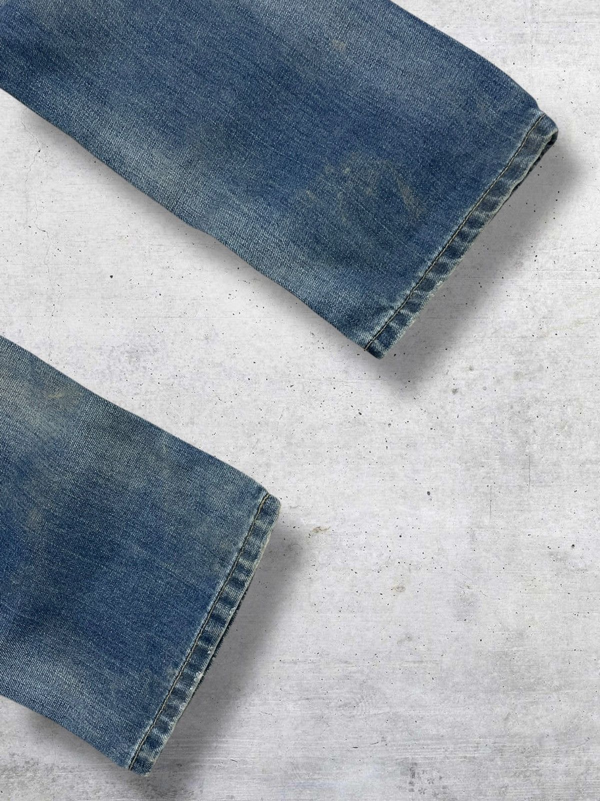 Japanese Brand VINTAGE 1990S DESIGNER SAMUEL&KEVIN DISTRESSEE RIPPED DENIM Size US 31 - 10 Thumbnail