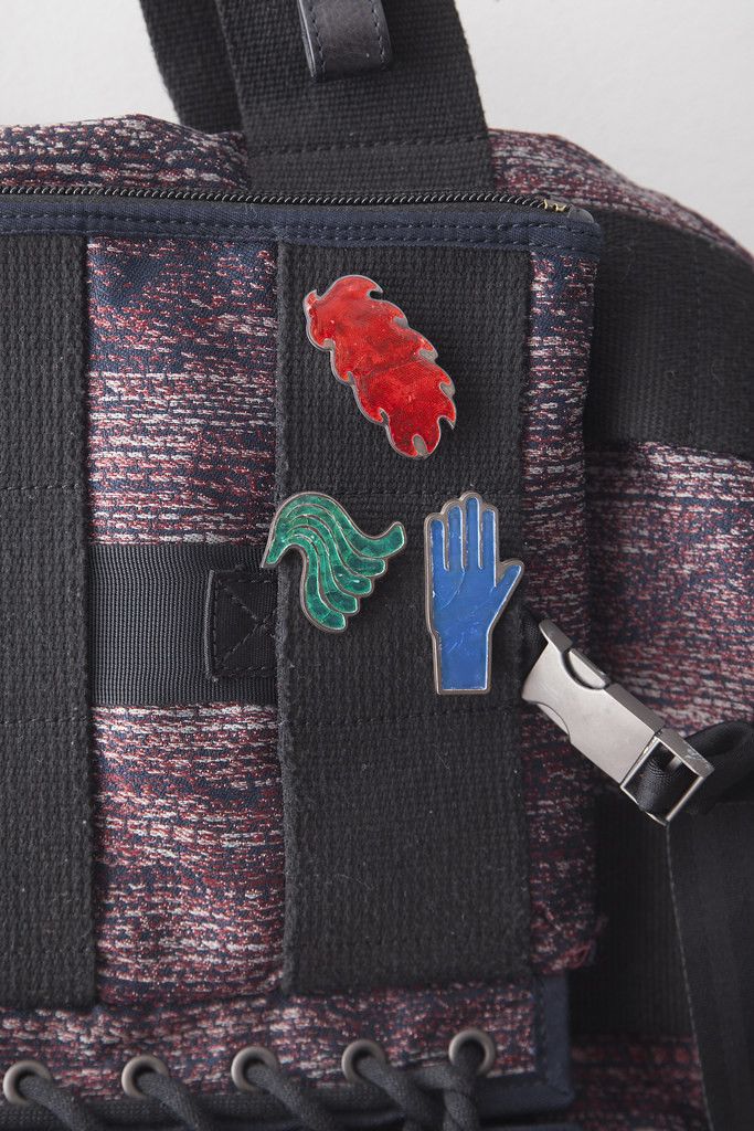 Raf Simons AW17 flame silver plated pin Size ONE SIZE - 4 Thumbnail