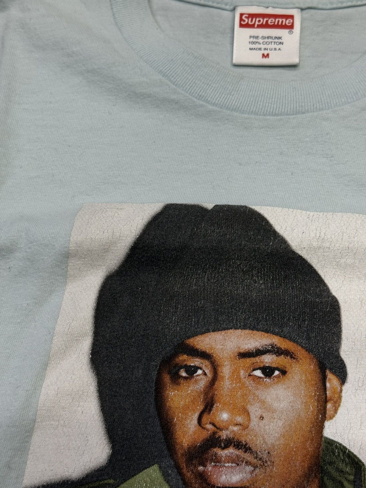 Supreme Supreme FW17 Nas Photo Tee Size US M / EU 48-50 / 2 - 4 Thumbnail