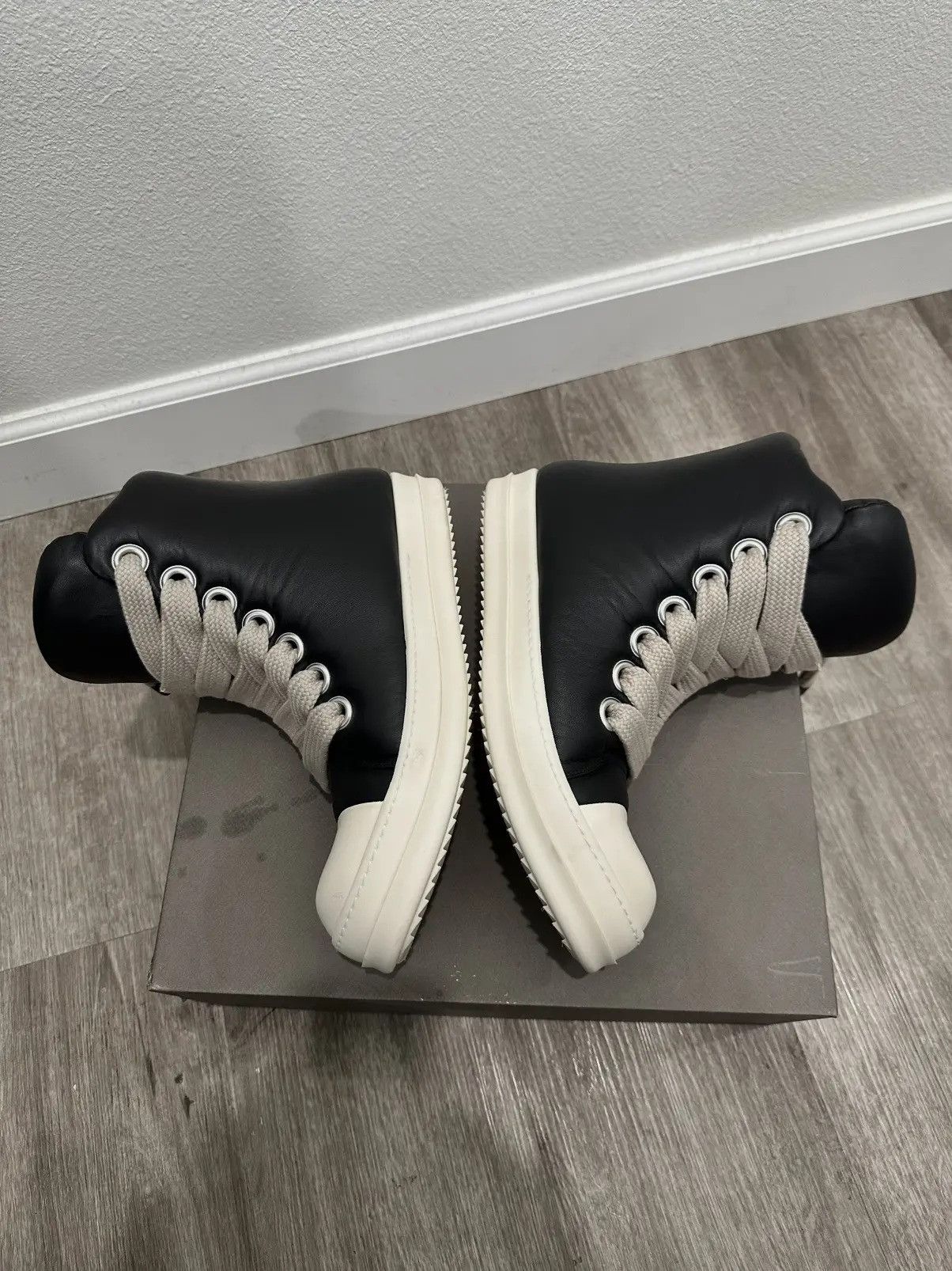 Rick Owens Rick Owens Jumbo Lace Padded Ramones High Size US 10.5 / EU 43-44 - 3 Thumbnail