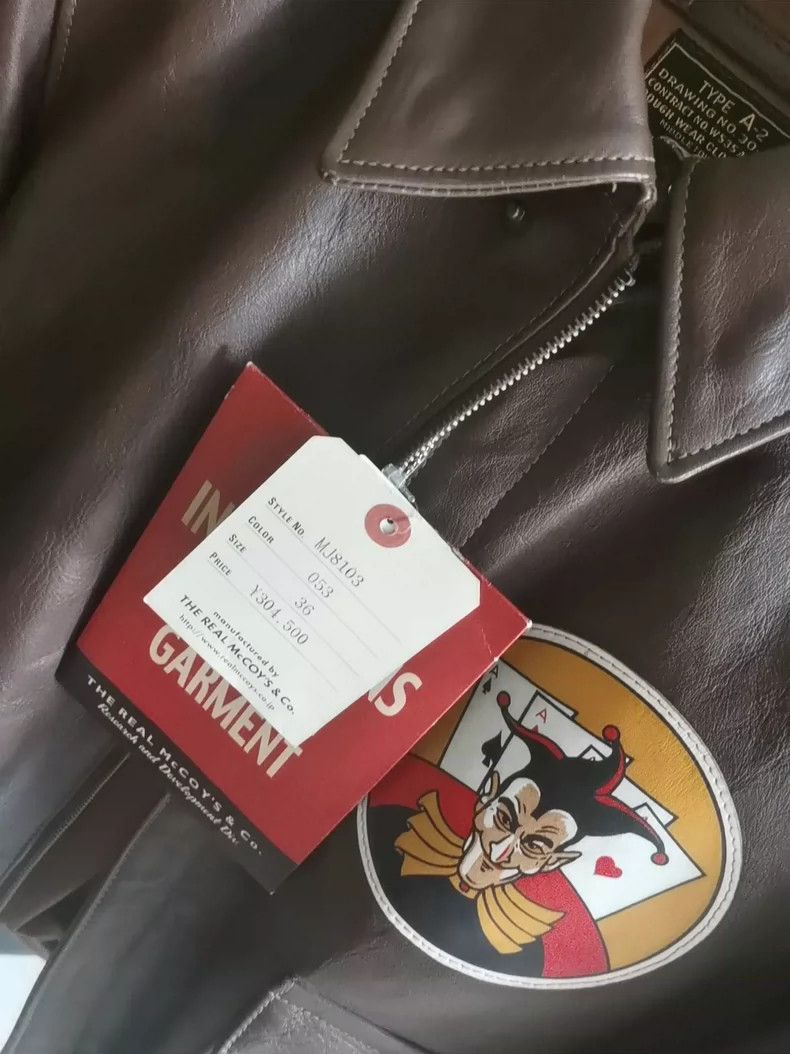 The Real McCoy's The Real McCoys A-2 Horse Leather Buzz Rickson The Few Jac Size US S / EU 44-46 / 1 - 5 Thumbnail